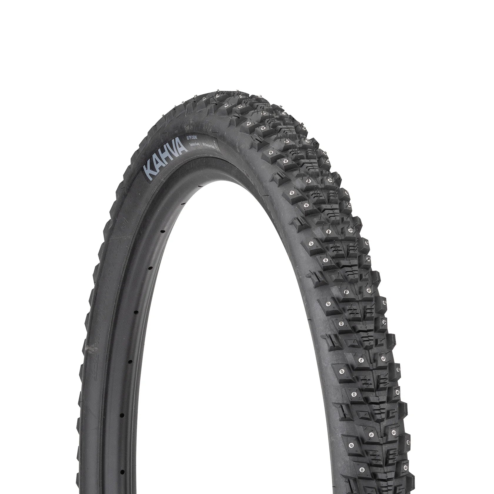 45NRTH Kahva Tire - 29 x 2.25, Tubeless, Folding, Black, 60 TPI, 252 Concave Carbide Studs Tires and Tubes - Mountain Tires - 29" 45NRTH