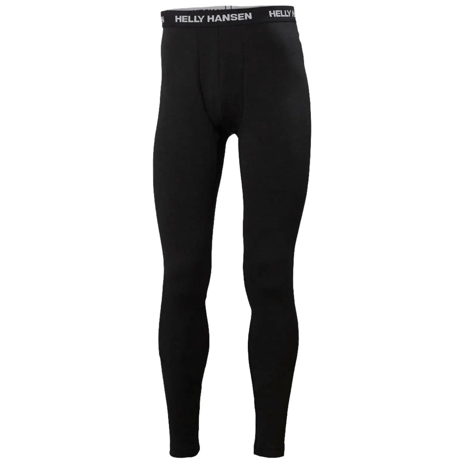 Helly Hansen M Lifa Merino Midweight Pant Winter Apparel - Winter Apparel Mens Base Layer Bottom Helly Hansen Small Black