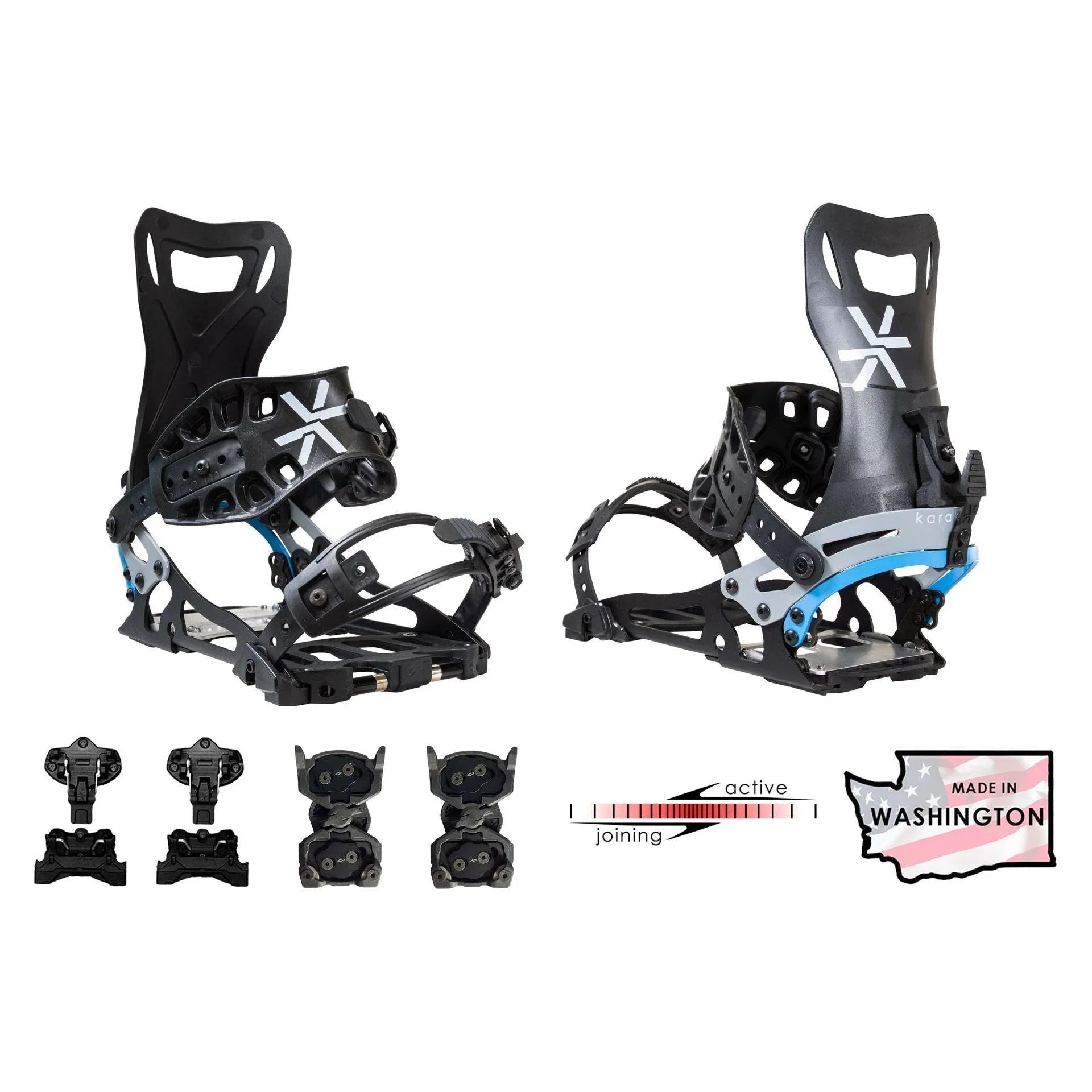 Karakoram Nomad + Split Interface Splitboard Binding Splitboard - Splitboard Bindings - Softboot Bindings Karakoram