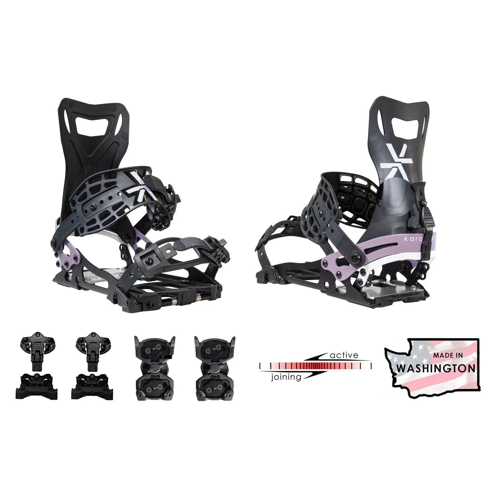 Karakoram W Nomad + Split Interface Splitboard Binding Splitboard - Splitboard Bindings - Softboot Bindings Karakoram