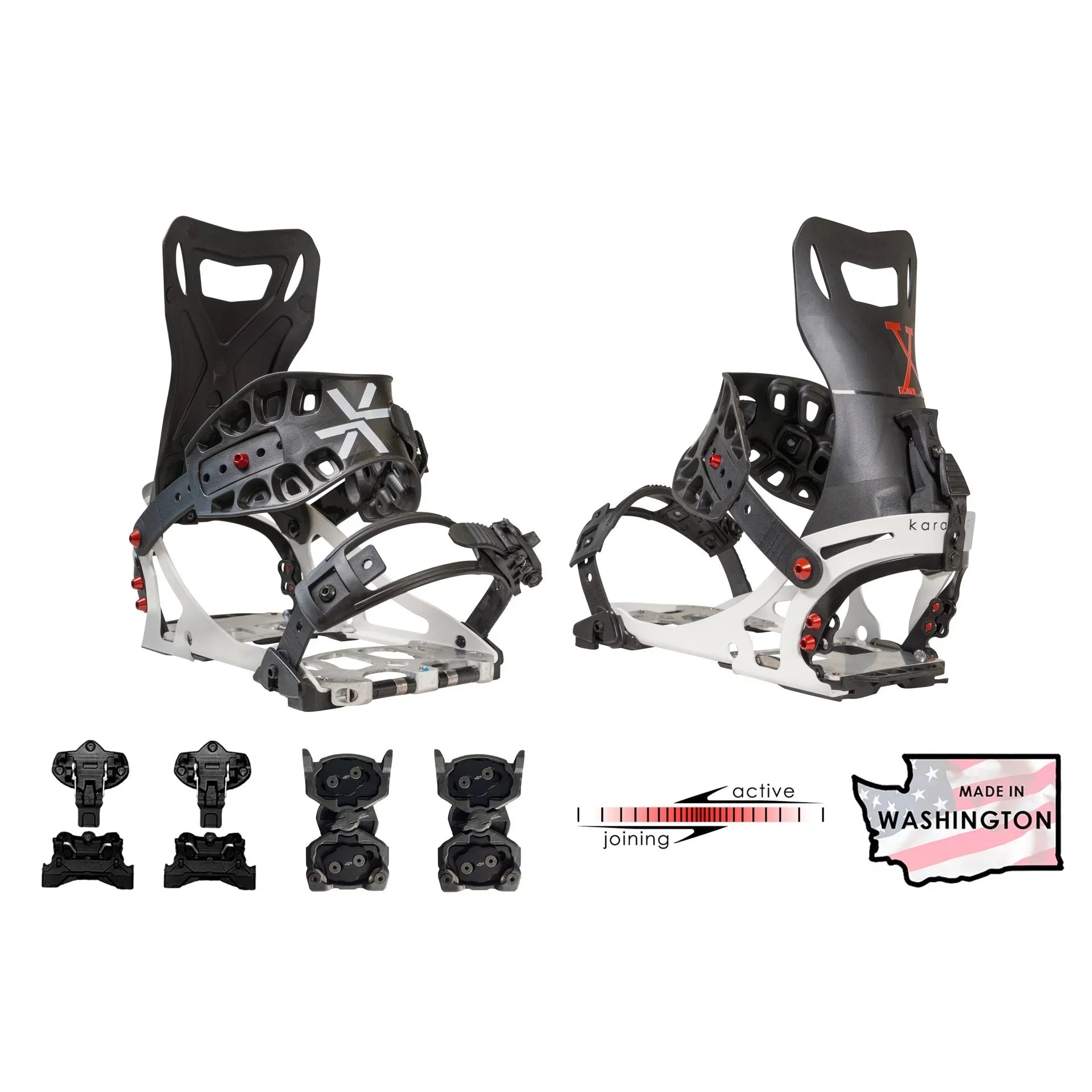 Karakoram Prime-X Splitboard Binding Splitboard - Splitboard Bindings - Hardboot Bindings Karakoram PRIME X + Split Interface (Men's 8.5-11)