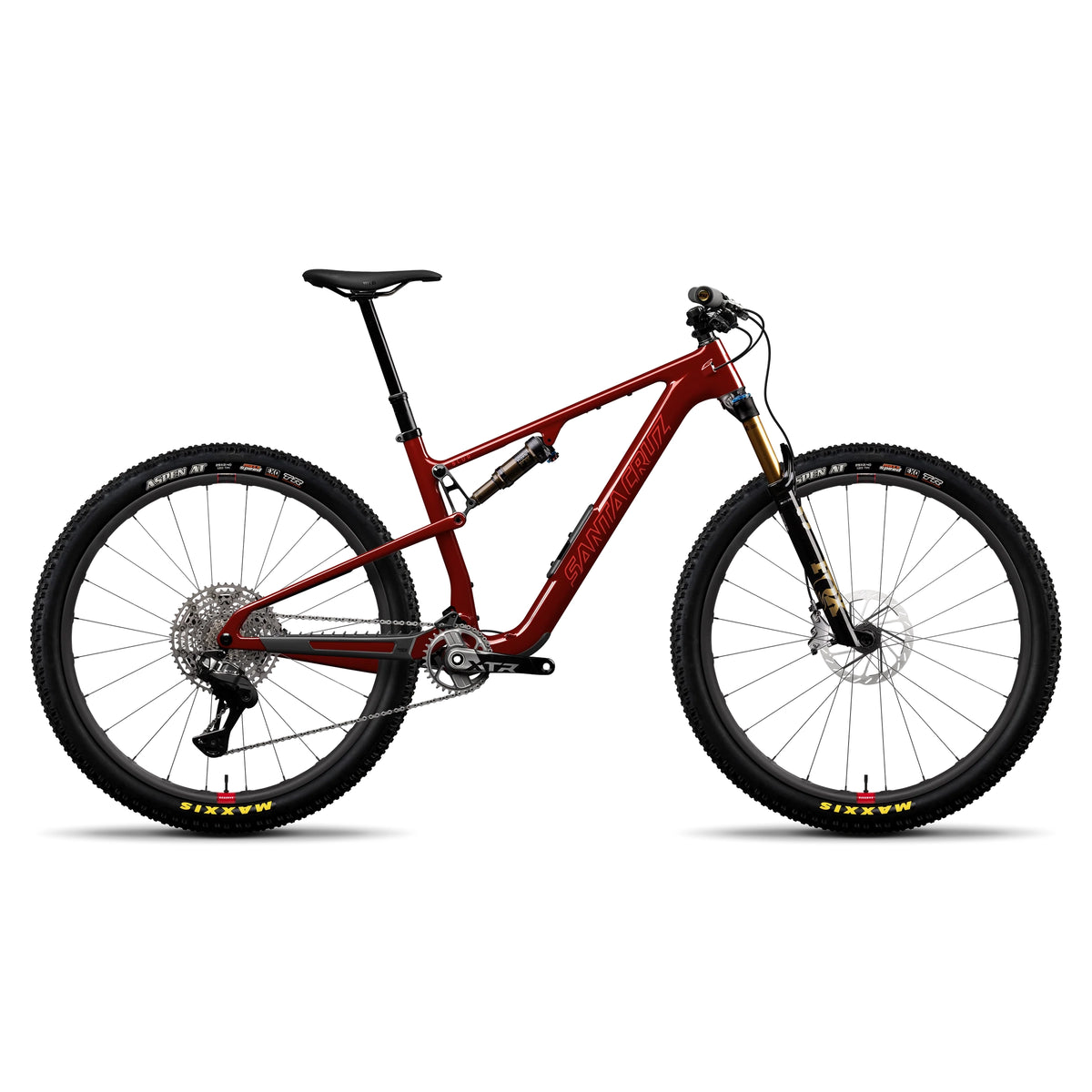 Santa Cruz Blur 5 CC 29 27 XTR-Kit Bicycle - Mountain - XC Santa Cruz Bicycles Small Gloss Tart Cherry
