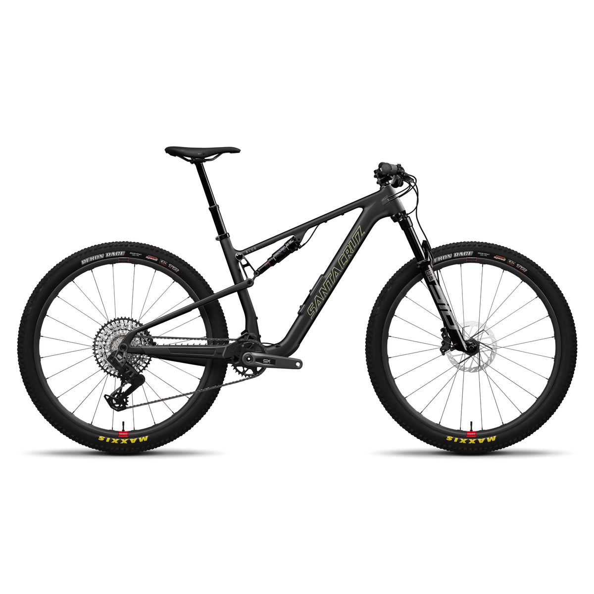 Santa Cruz Blur 5 CC 29 27 RSV GX AXS Kit-Race Bicycle - Mountain - XC Santa Cruz Bicycles Small Matte Carbon