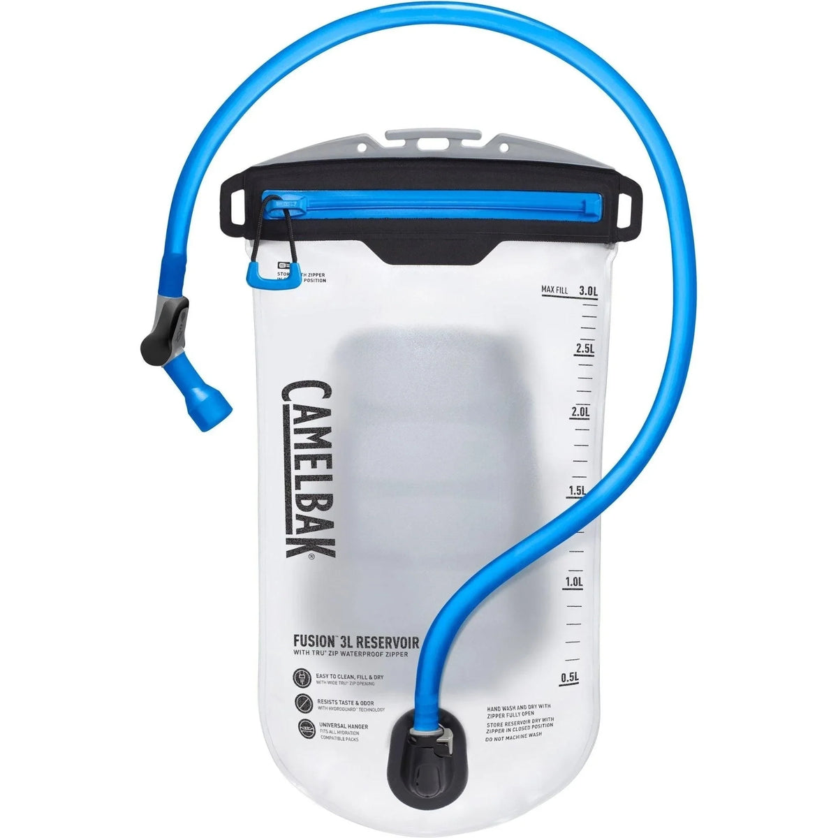 Camelbak Fusion 3L Reservoir with TRU Zip Waterproof Zipper Backpacks and Bags - Cycling Hydration Accessories Camelbak