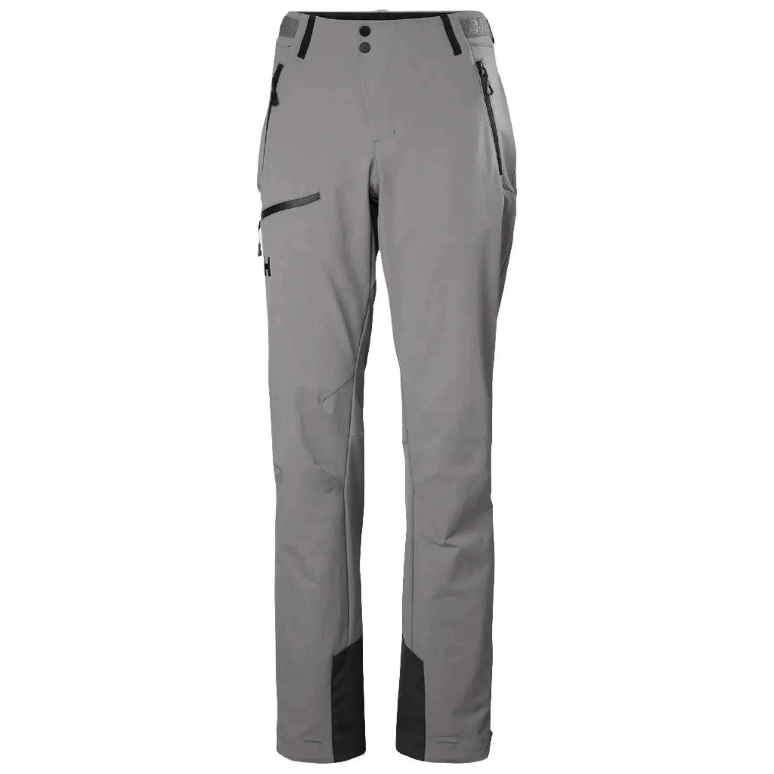 Helly Hansen W Odin Muninn 2.0 SoftShell Pant Winter Apparel - Winter Apparel Womens Softshell Bottom Helly Hansen XSmall Concrete