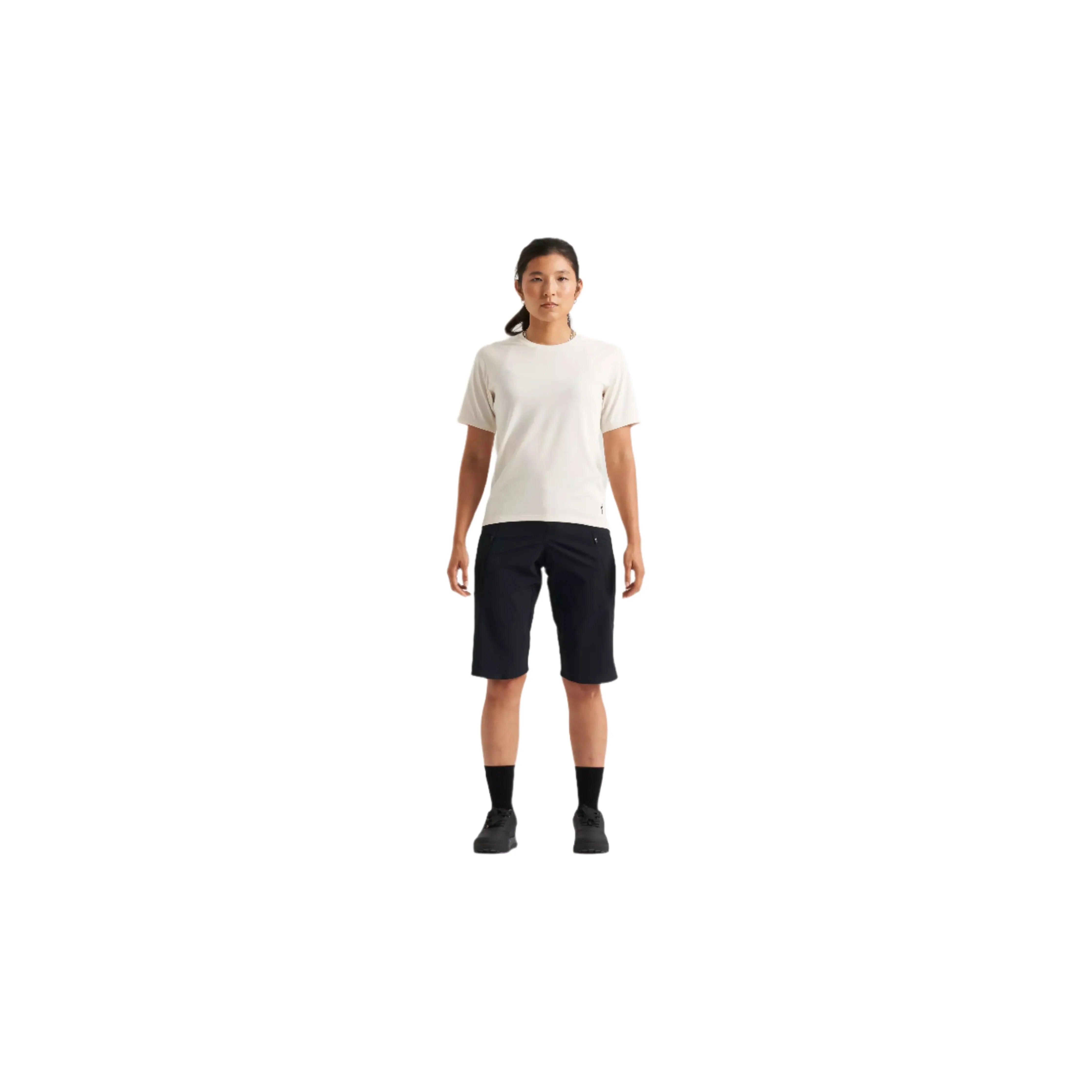 Specialized W Traction Short Sleeve Tee Cycling Apparel - Womens - Jersey - Short Sleeve Specialized XSmall Birch White