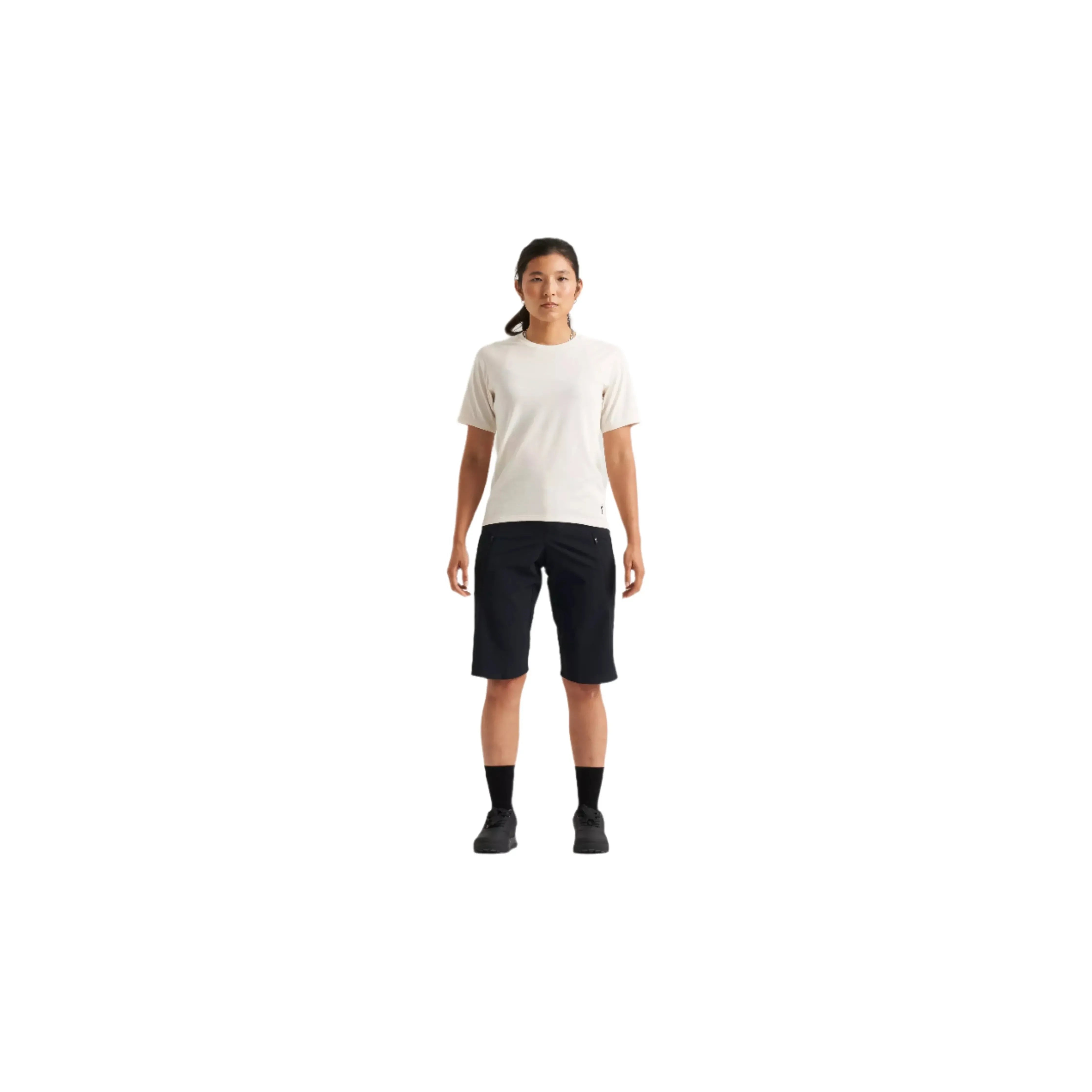 Specialized W Traction Short Sleeve Tee Cycling Apparel - Womens - Jersey - Short Sleeve Specialized XSmall Birch White