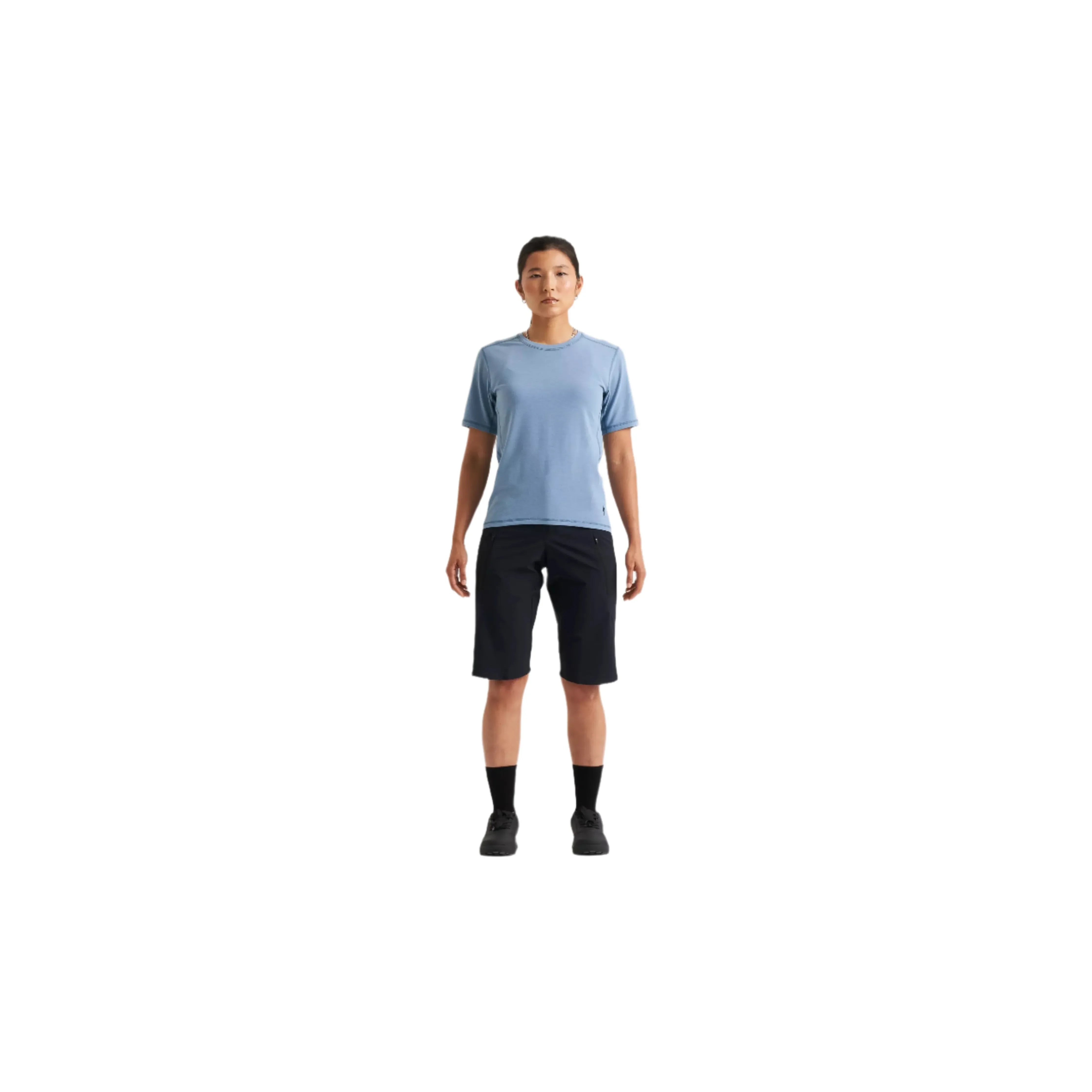 Specialized W Traction Short Sleeve Tee Cycling Apparel - Womens - Jersey - Short Sleeve Specialized XSmall Glacial