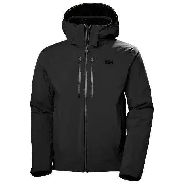 Helly Hansen Alpha Lifaloft Jacket Winter Apparel - Winter Apparel Mens Hardshell Top Helly Hansen Small Black