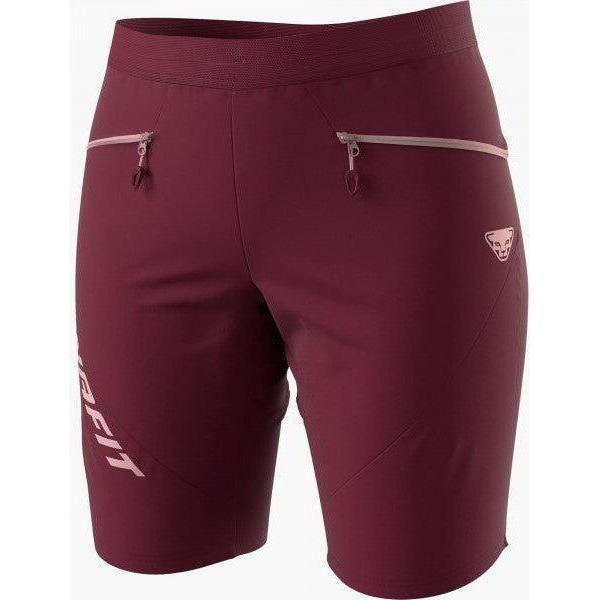 Dynafit W Traverse DST Shorts Summer Apparel - Womens - Bottoms Dynafit Large Burgundy/6370