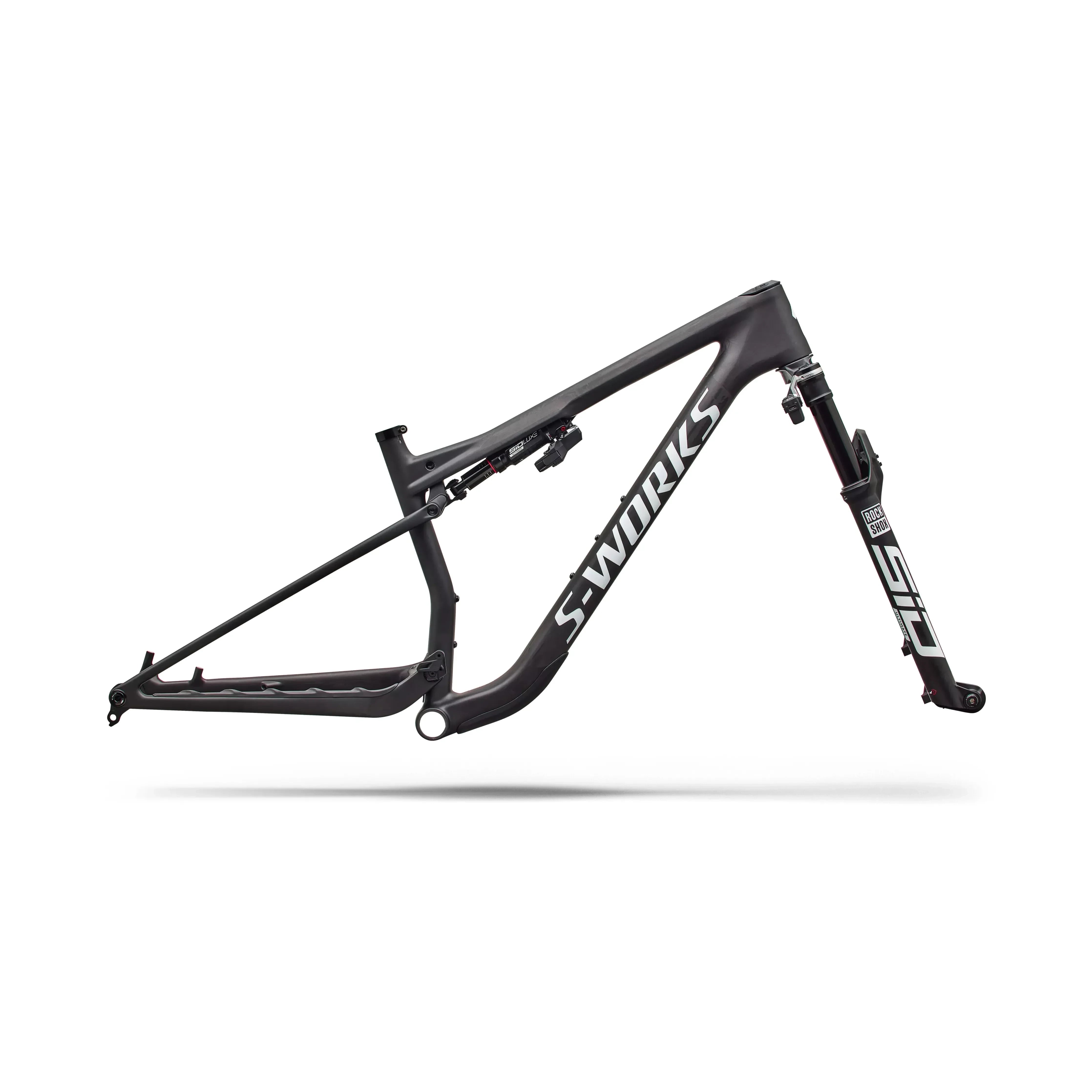 Specialized Epic 9 S-Works Frameset Bicycle - Frame Specialized Large Satin Carbon / Metallic White Silver