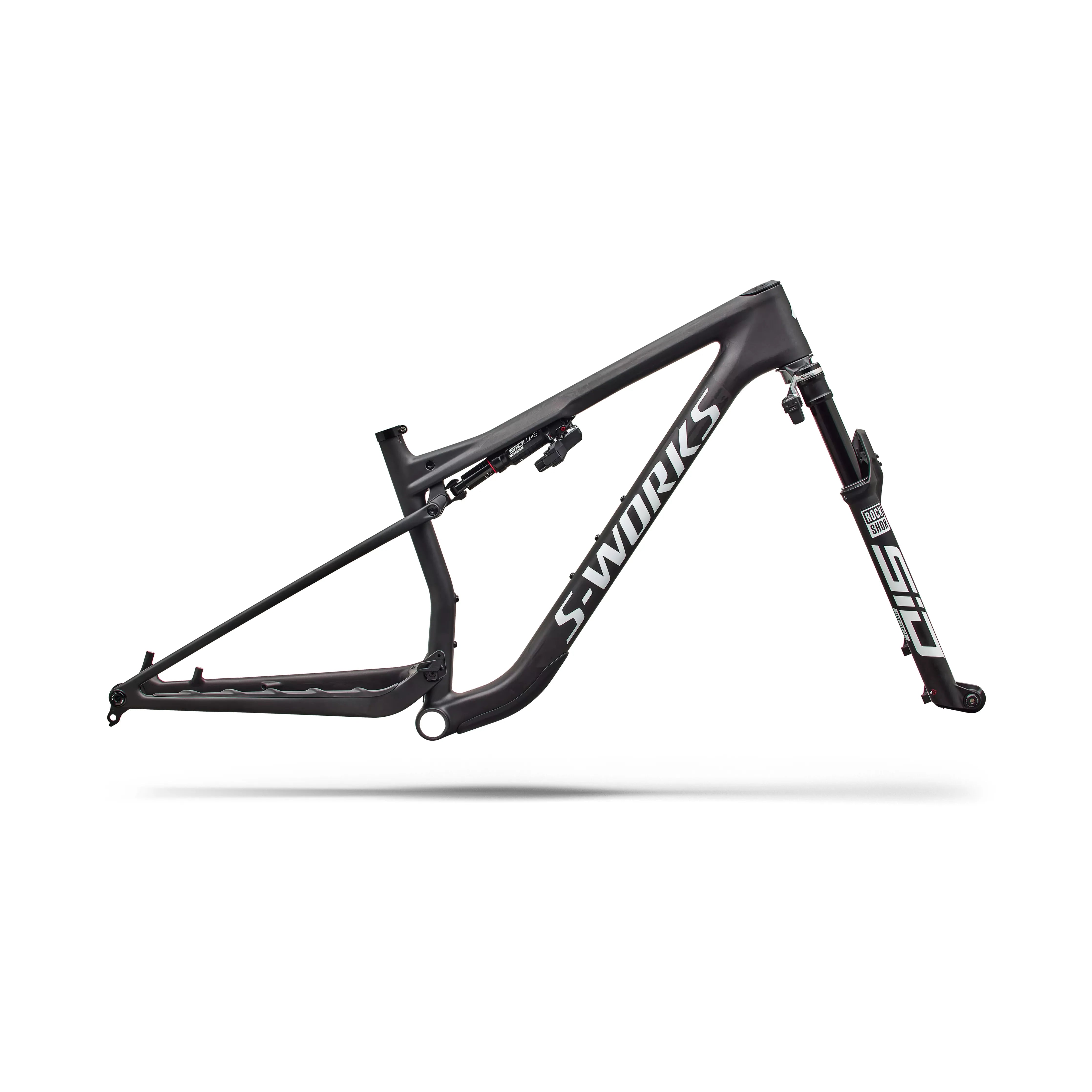 Specialized Epic 9 S-Works Frameset Bicycle - Frame Specialized Large Satin Carbon / Metallic White Silver