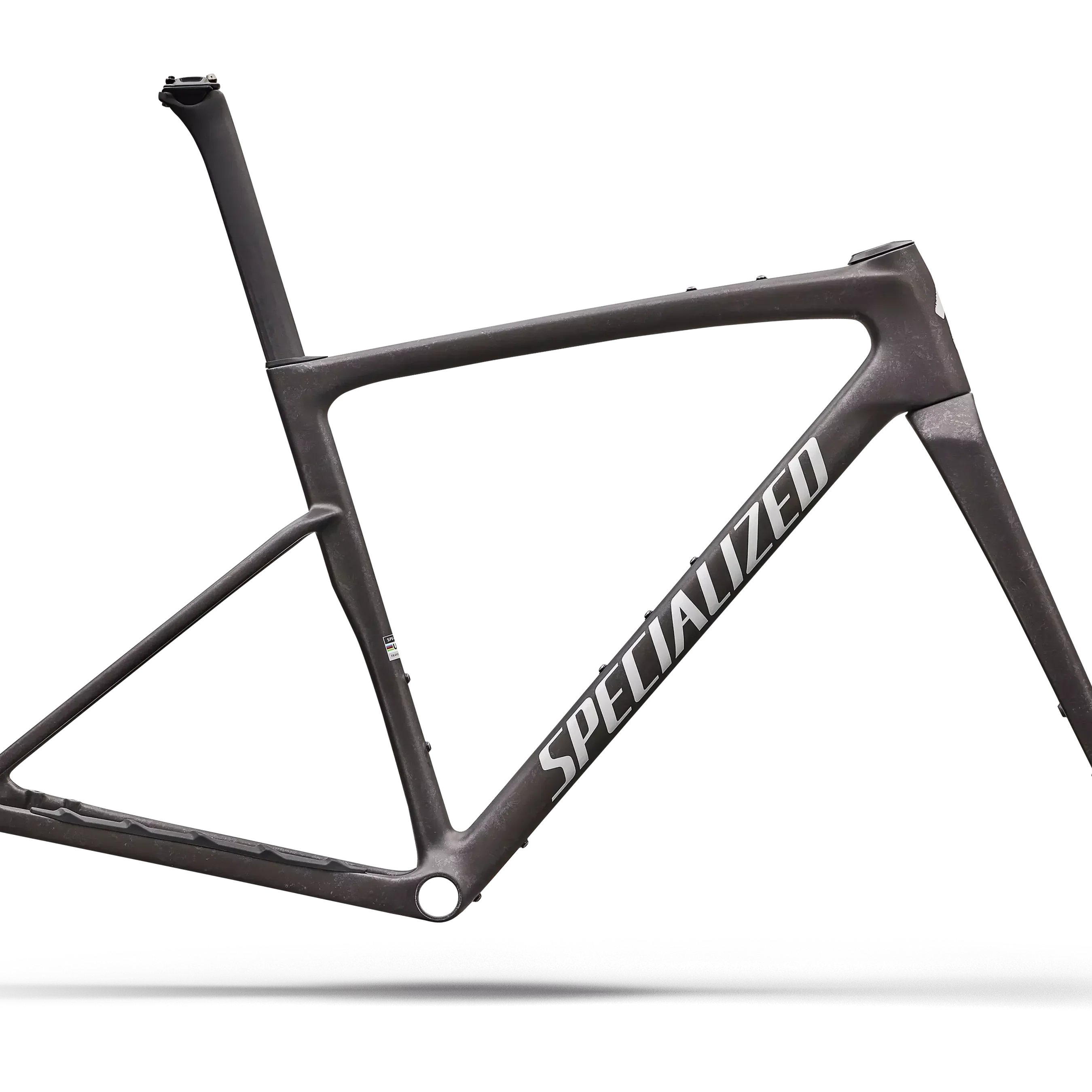 Specialized Crux 5 Frameset - Fact 10r Carbon Bicycle - Frame Specialized 49 Warm Smoke Metallic/silver Dust