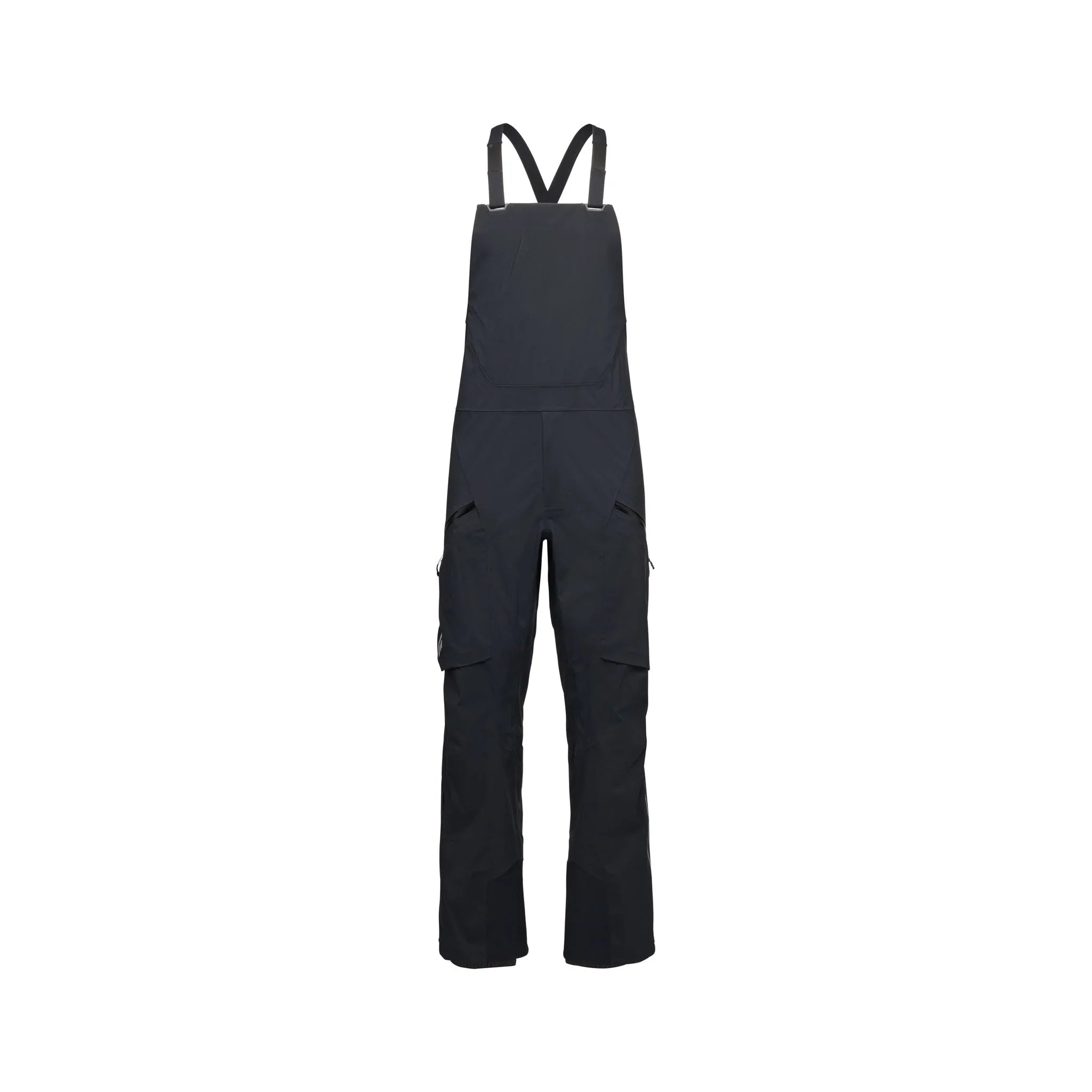 Black Diamond M Factor Bibs Winter Apparel - Winter Apparel Mens Hardshell Bottom Black Diamond Extra Large Black