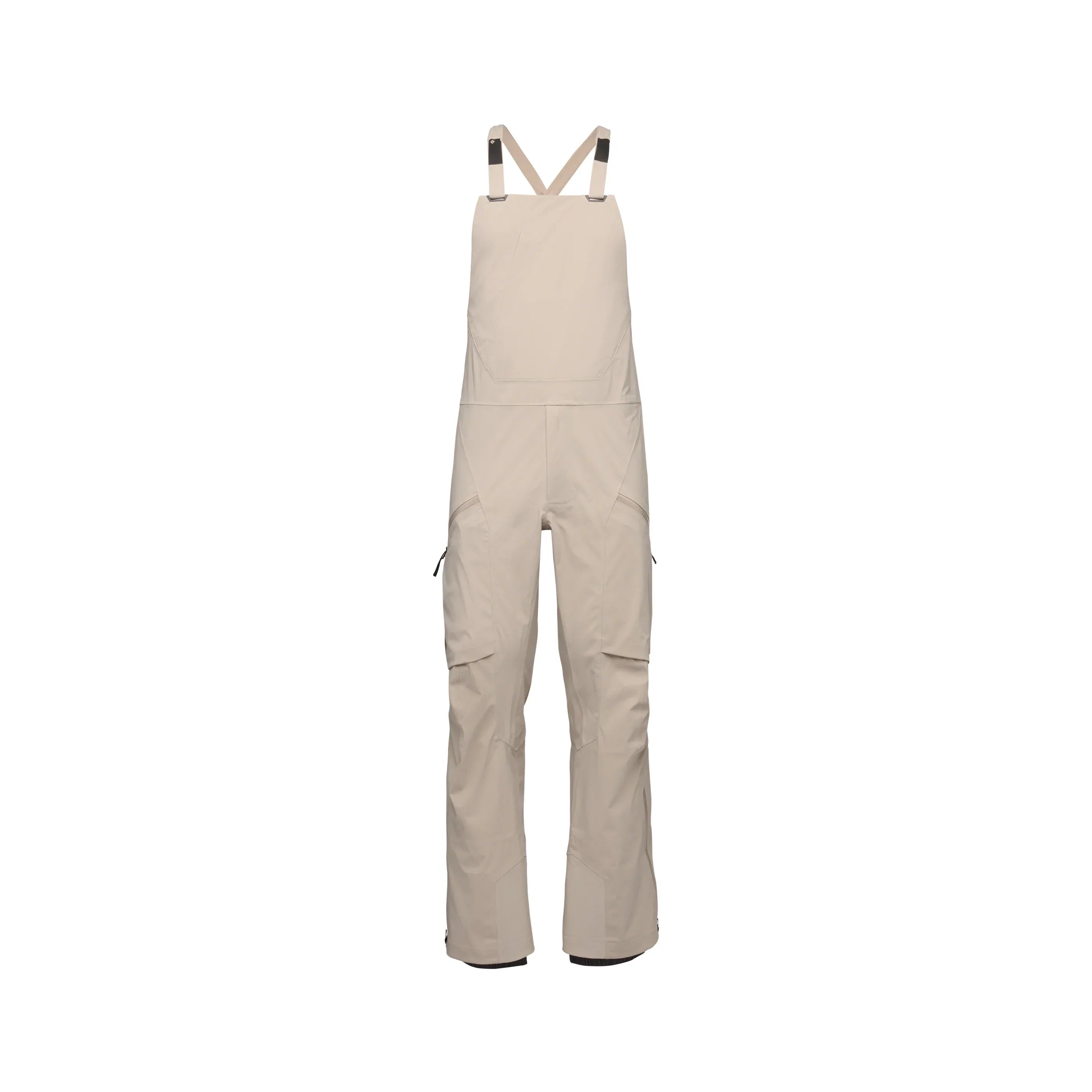 Black Diamond M Factor Bibs Winter Apparel - Winter Apparel Mens Hardshell Bottom Black Diamond Extra Large Moonstone