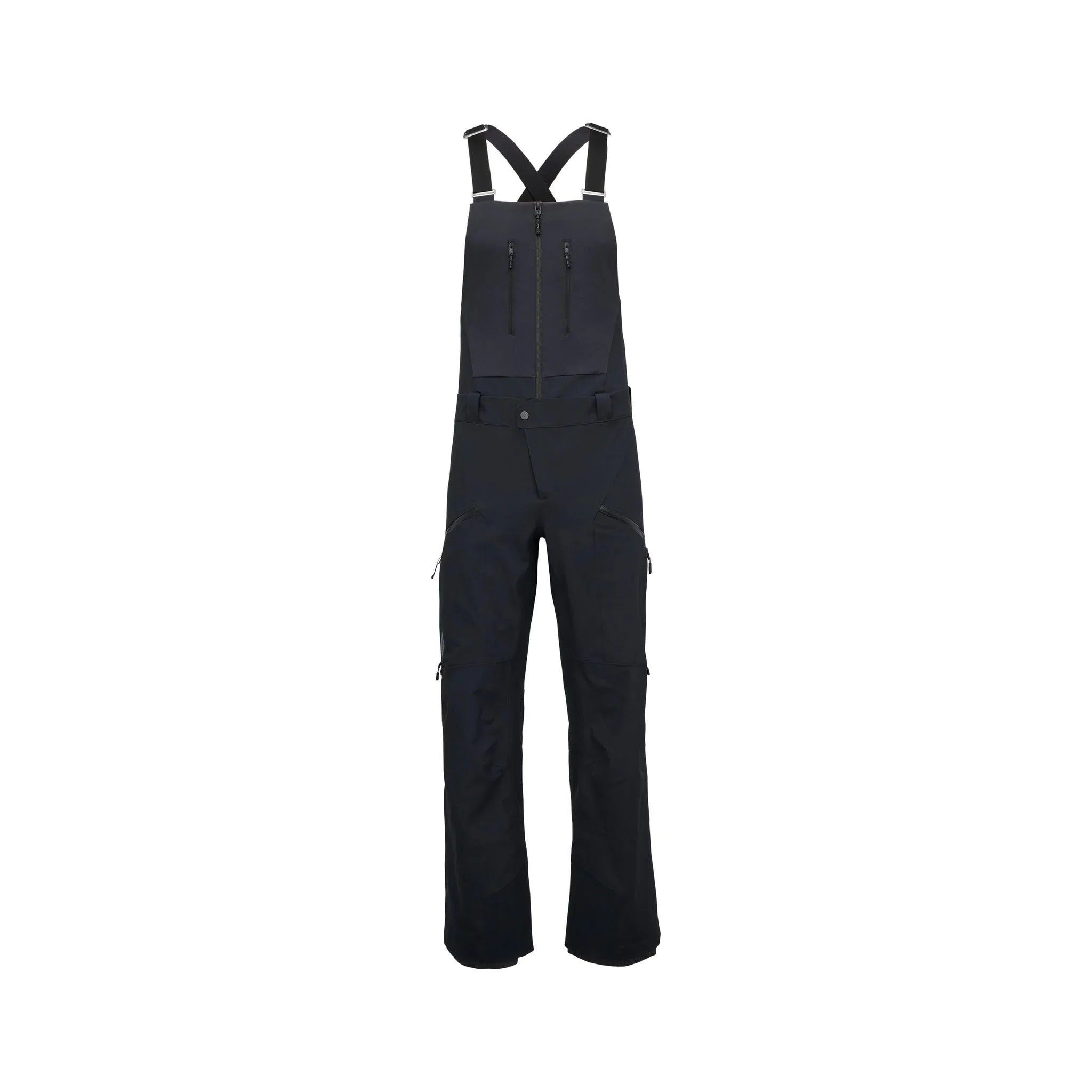 Black Diamond M Recon Stretch Bibs Winter Apparel - Winter Apparel Mens Hardshell Bottom Black Diamond Medium Black