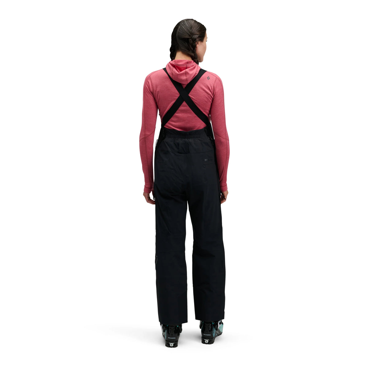 Black Diamond W Recon Stretch Bibs Winter Apparel - Winter Apparel Womens Hardshell Bottom Black Diamond