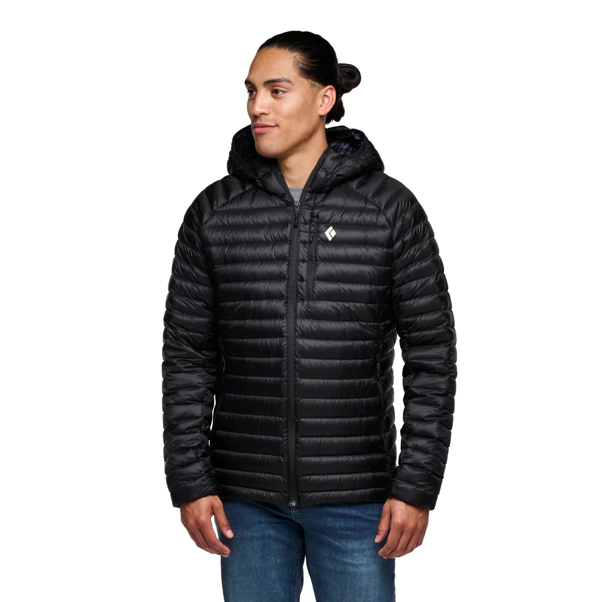 Black Diamond M Deploy Down 1.0 Hoody Winter Apparel - Winter Apparel Mens Insulated Top Black Diamond Medium Black