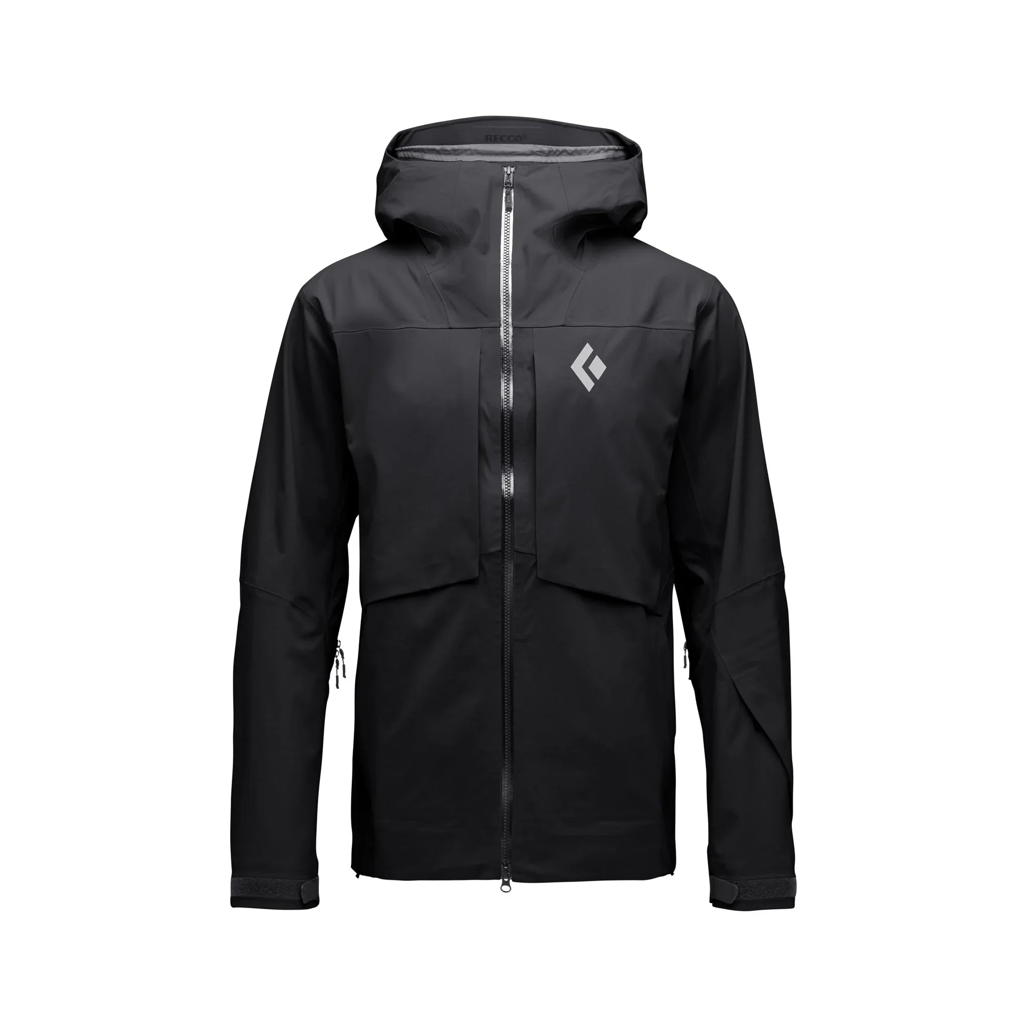 Black Diamond M Factor Shell Winter Apparel - Winter Apparel Mens Hardshell Top Black Diamond Small Black