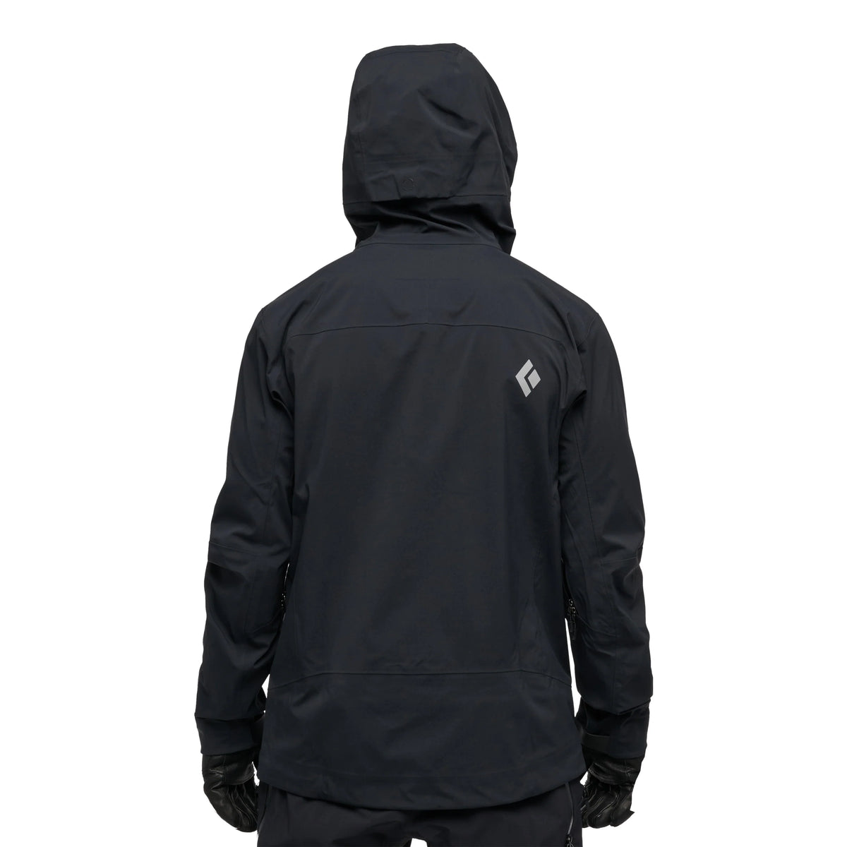 Black Diamond M Factor Shell Winter Apparel - Winter Apparel Mens Hardshell Top Black Diamond