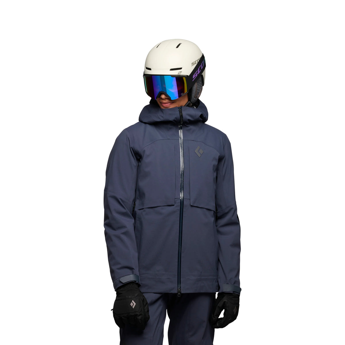 Black Diamond W Factor Shell Winter Apparel - Winter Apparel Womens Hardshell Top Black Diamond