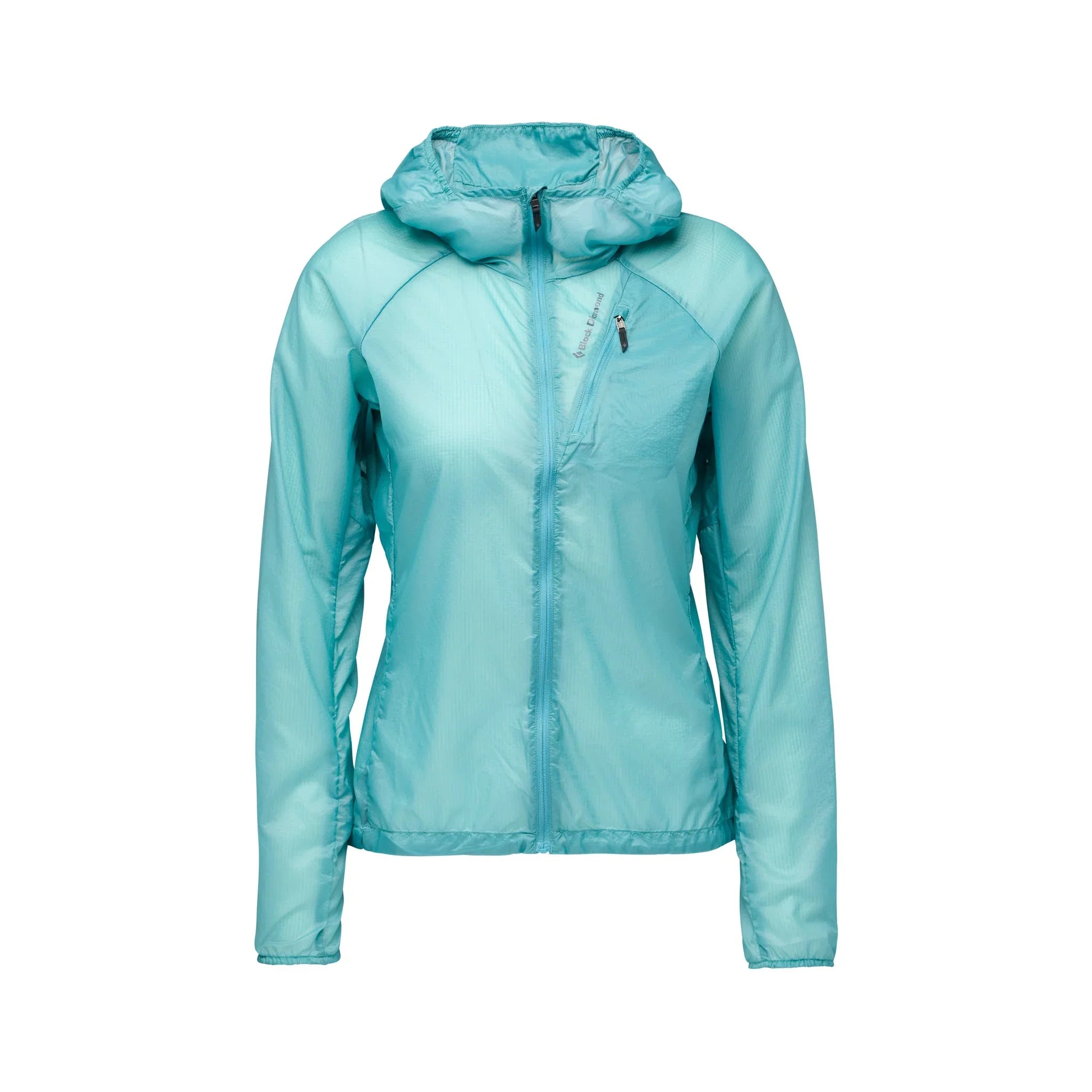 Black Diamond W Distance Wind Shell Summer Apparel - Womens - Tops Black Diamond Extra Small Glacier