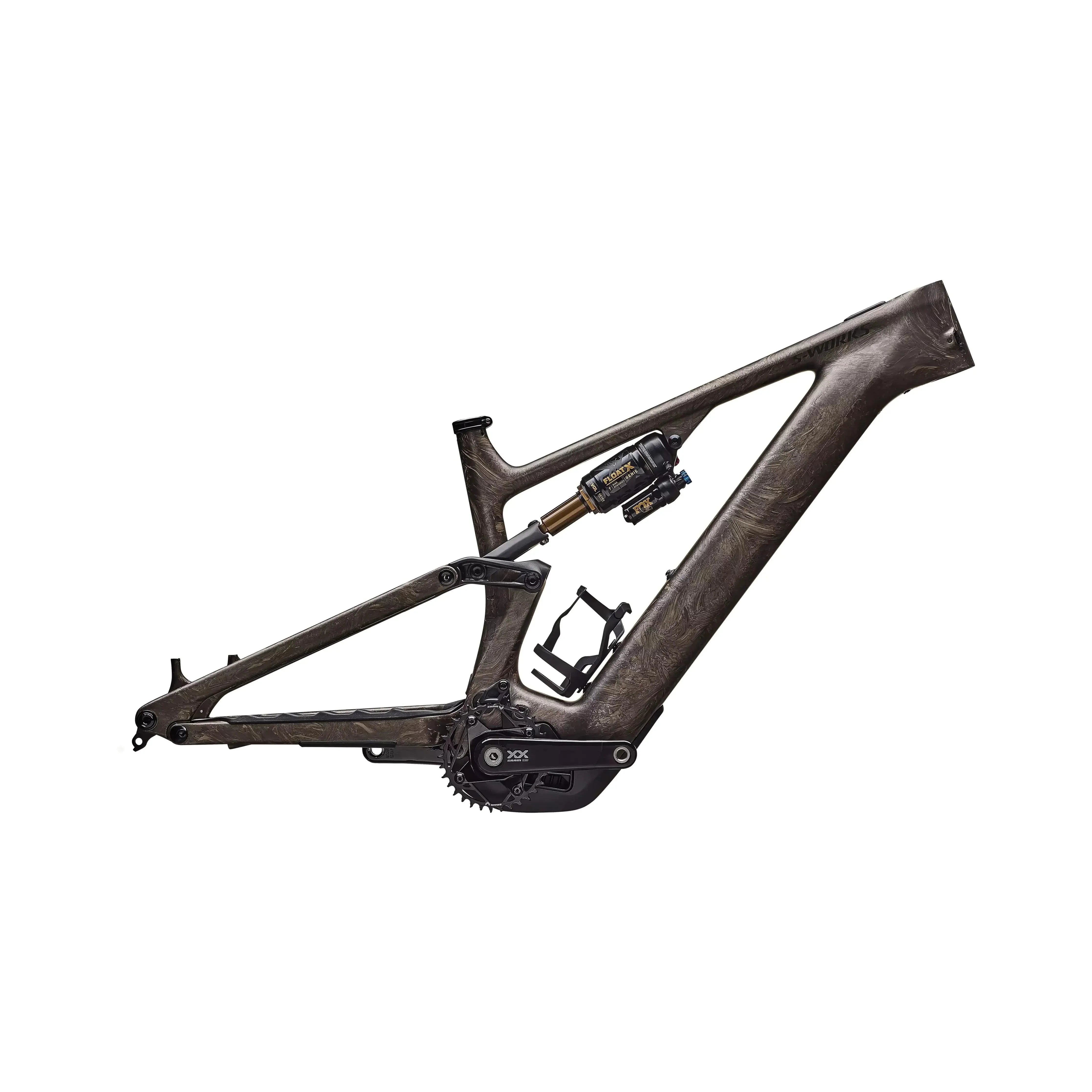 Specialized Levo S-Works Carbon Frmset G4 Bicycle - Frame Specialized S2 Taupe/Gunmetal/Metallic Obsidian