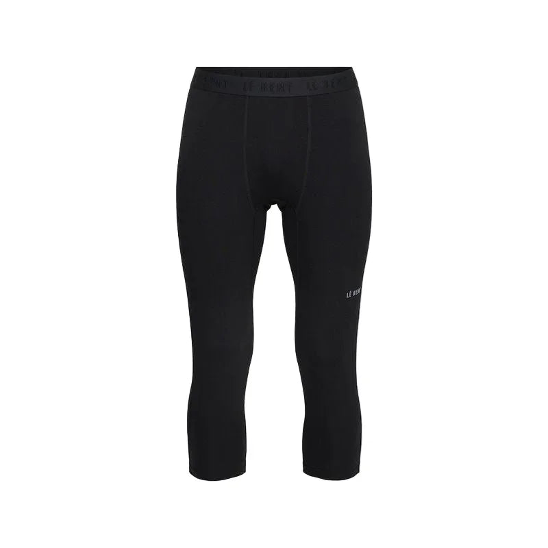 Le Bent M 260 Midweight 3/4 Bottom Winter Apparel - Winter Apparel Mens Base Layer Bottom Le Bent S Black