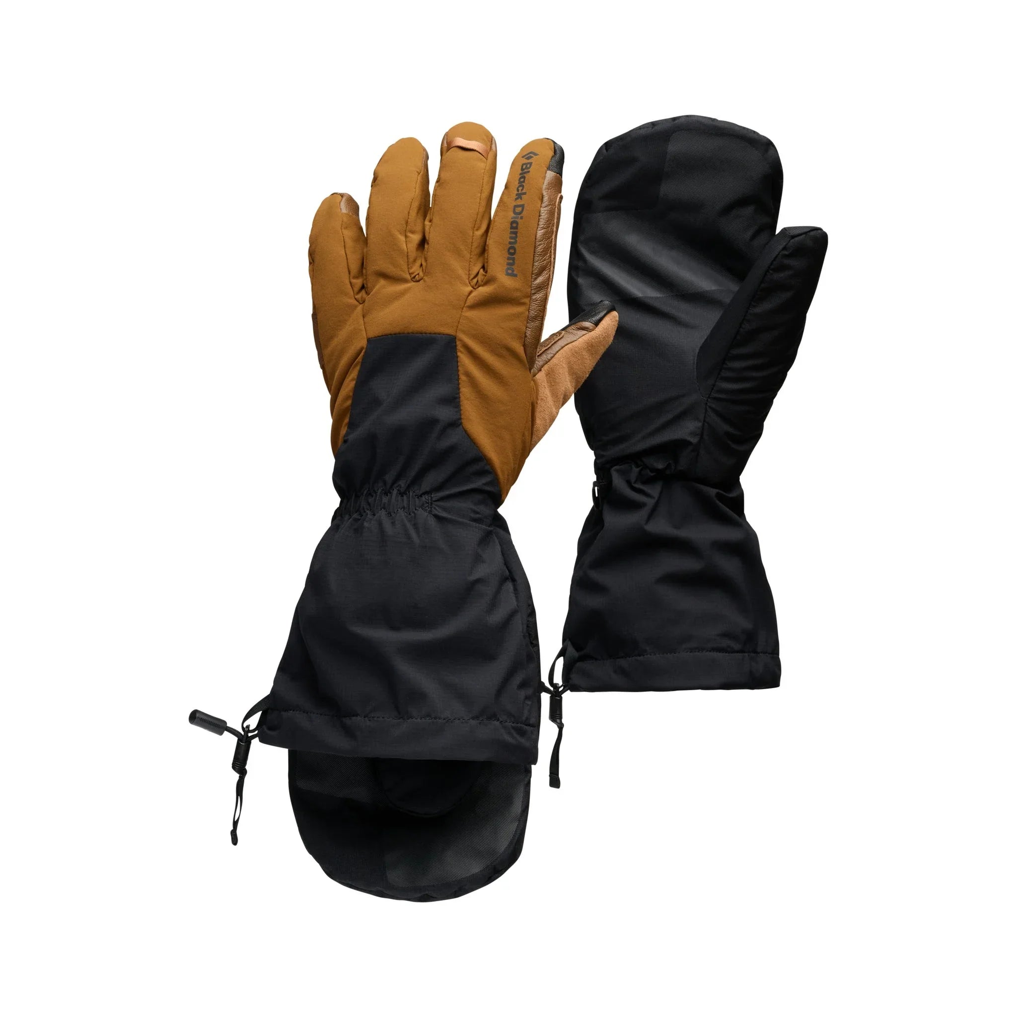 Black Diamond Helio Tour Gloves Winter Apparel - Gloves Black Diamond Large Bark Brown-Black
