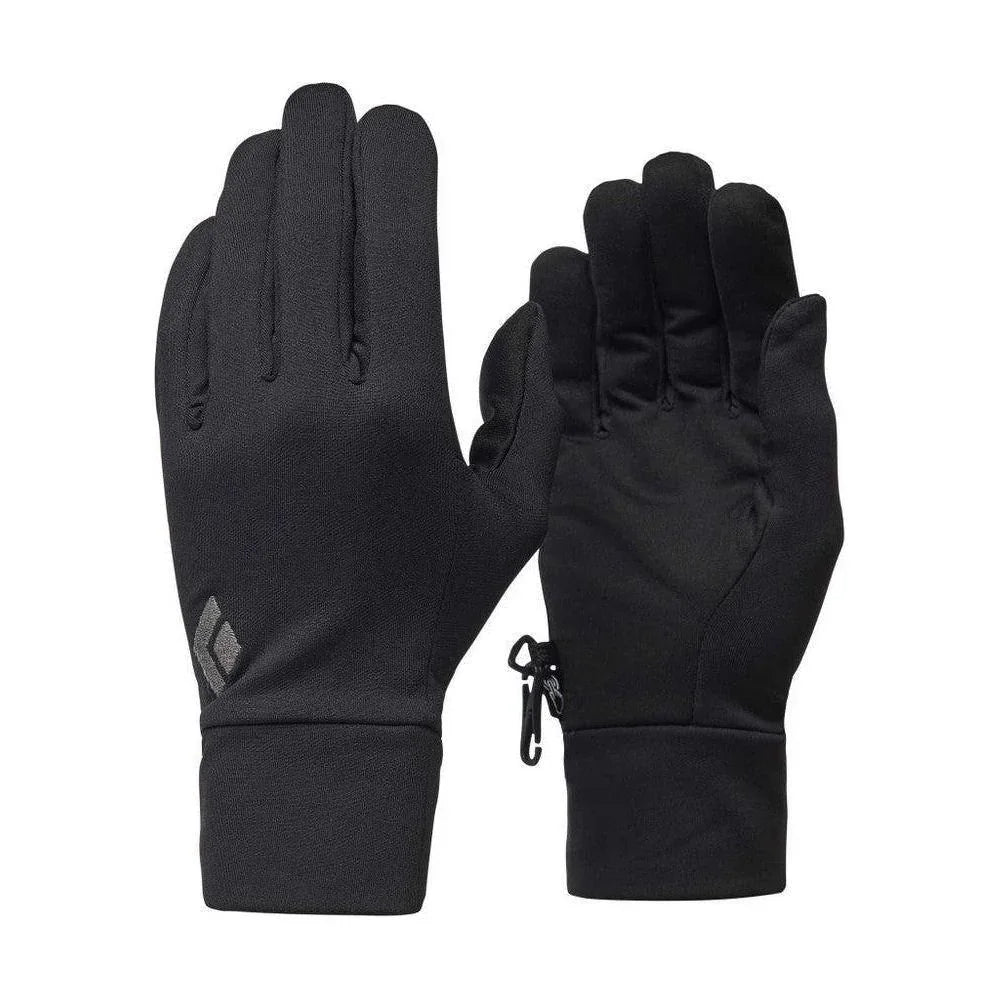 Black Diamond Lightweight Screentap Glove Liners Winter Apparel - Gloves Black Diamond XSmall Black