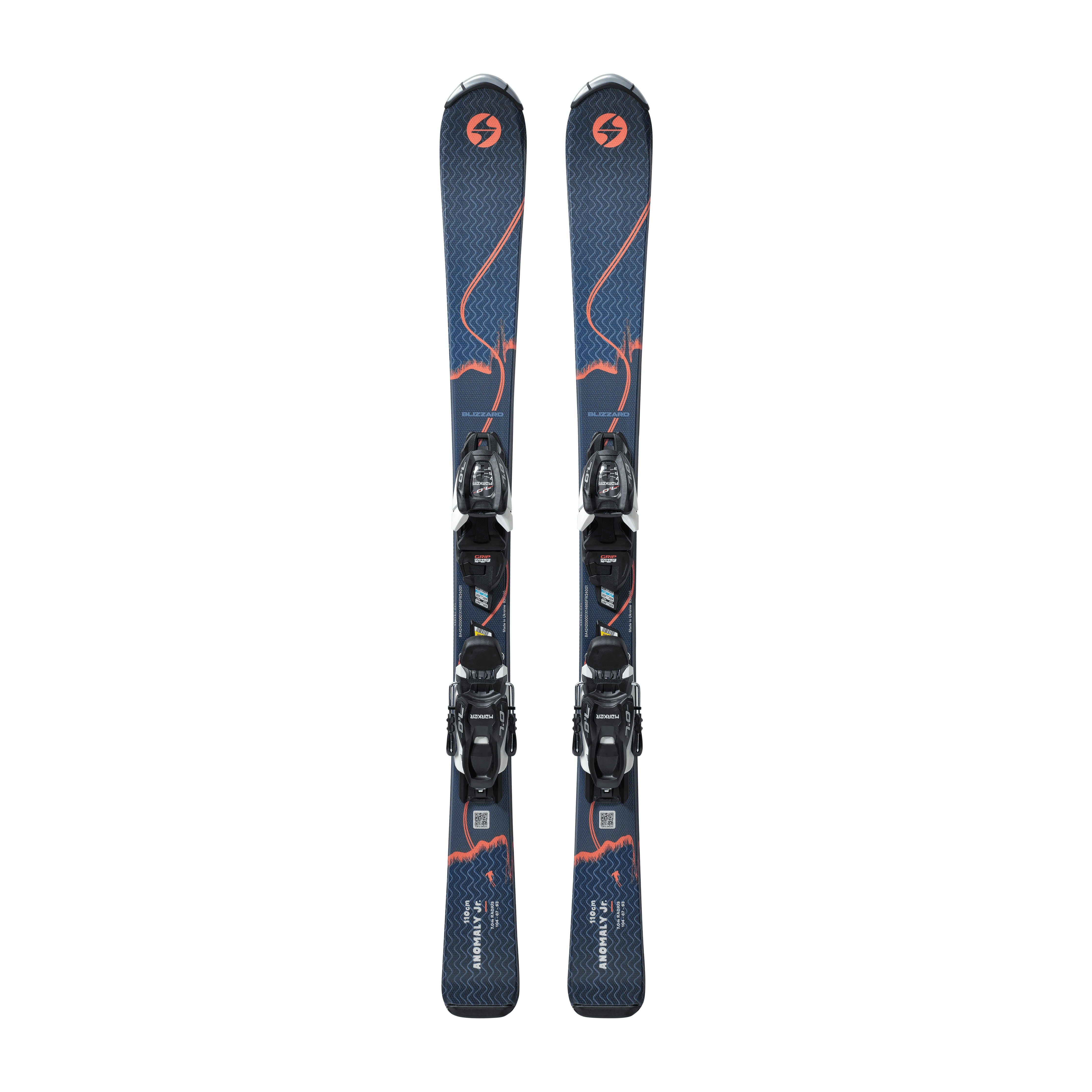 Blizzard Anomaly Jr w/ FDT 4.5 Alpine Ski Skis - Alpine Skis - Kids Blizzard