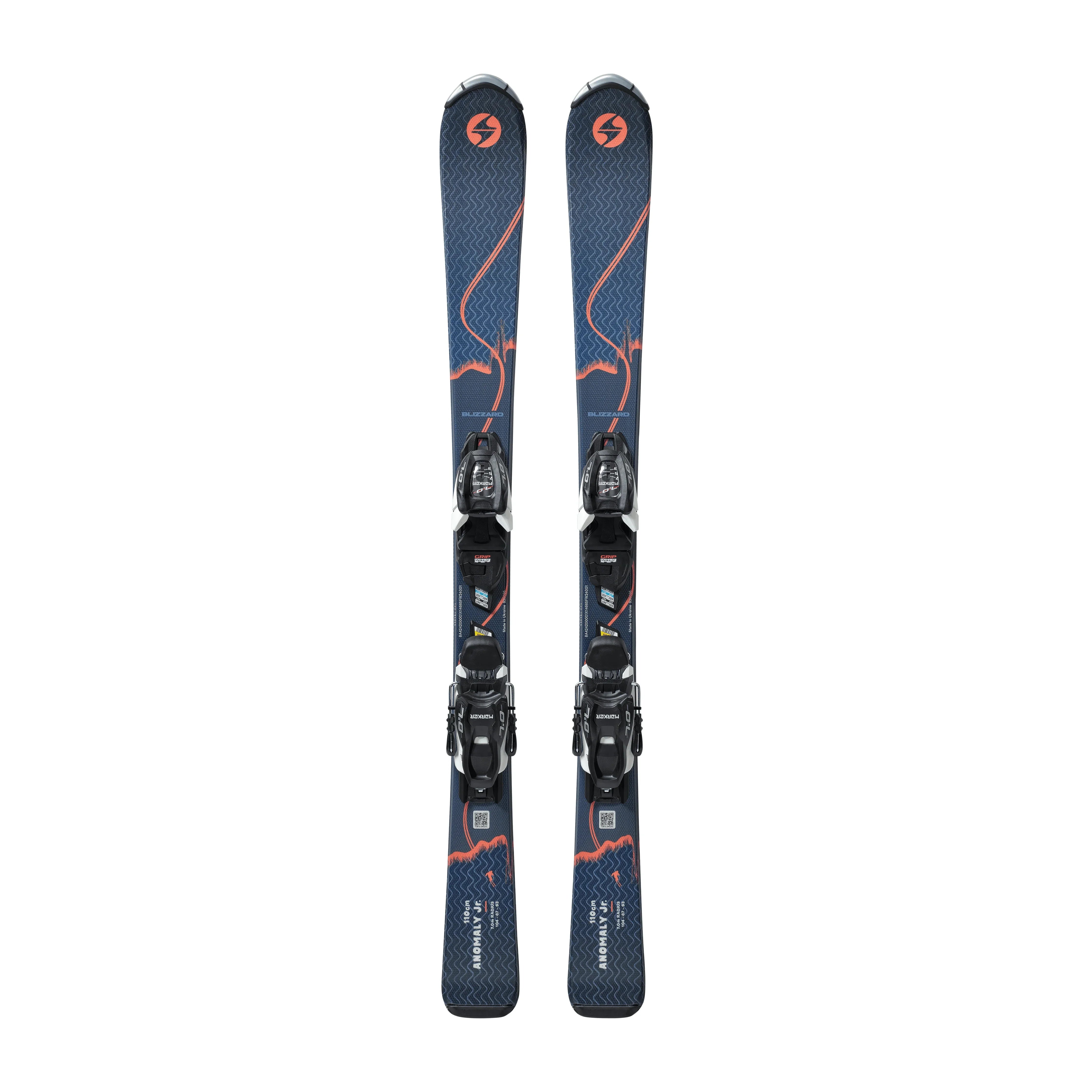 Blizzard Anomaly Jr w/ FDT 4.5 Alpine Ski Skis - Alpine Skis - Kids Blizzard