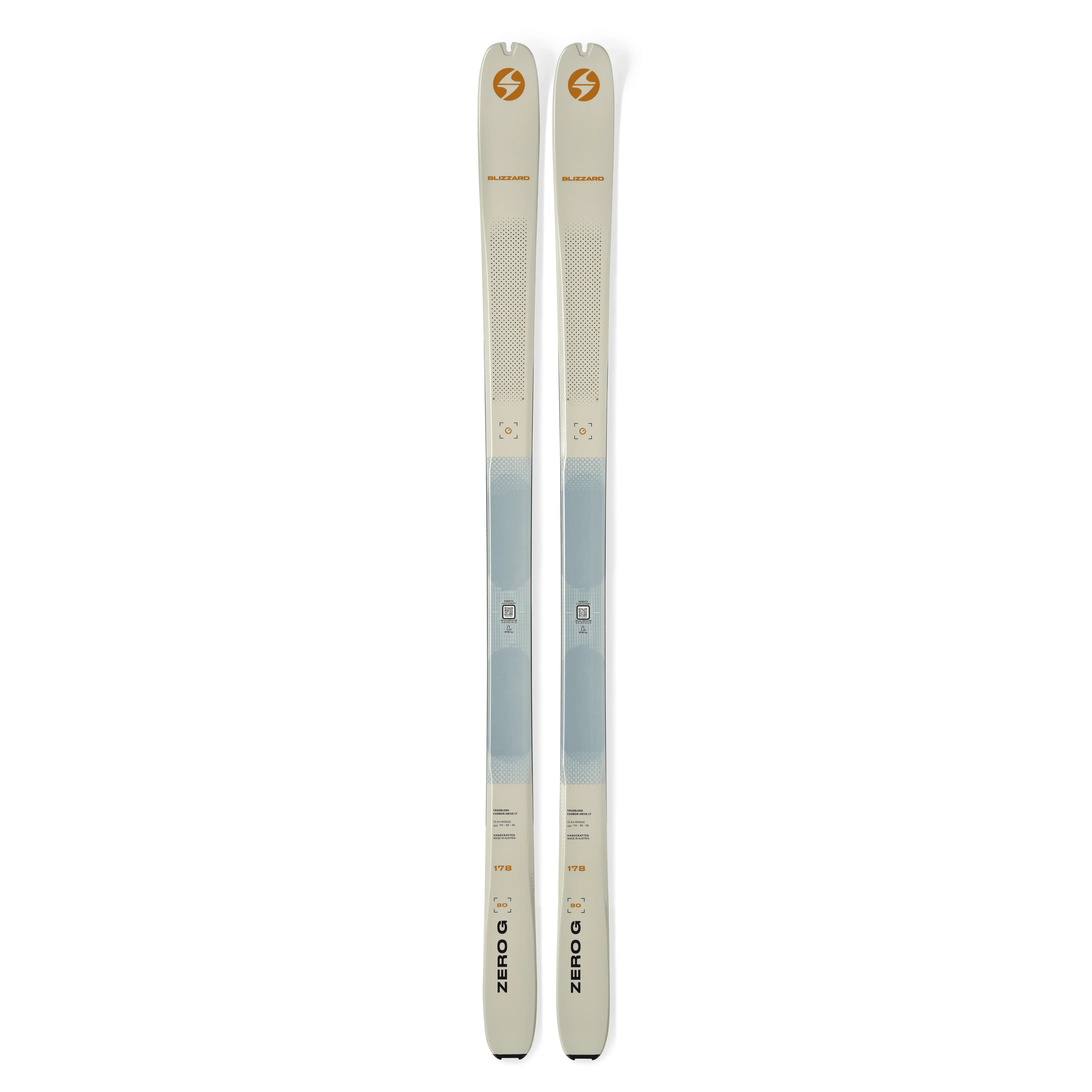 Blizzard Zero G 80 Alpine Touring Ski Skis - Touring Skis - Ski Mountaineering - Mens Blizzard
