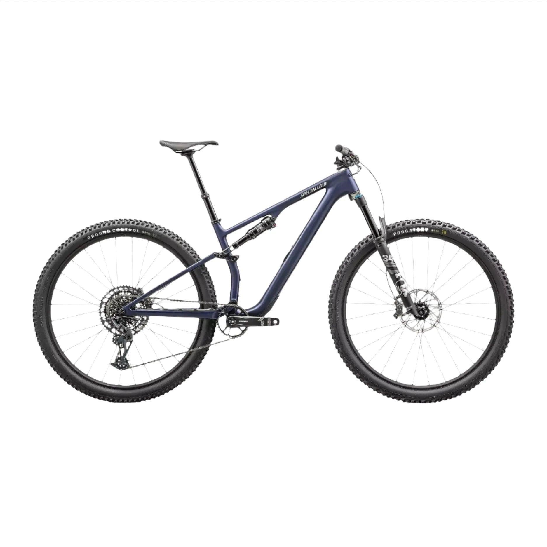 Specialized Epic 8 Evo Comp Satin Blue Onyx Dune White L