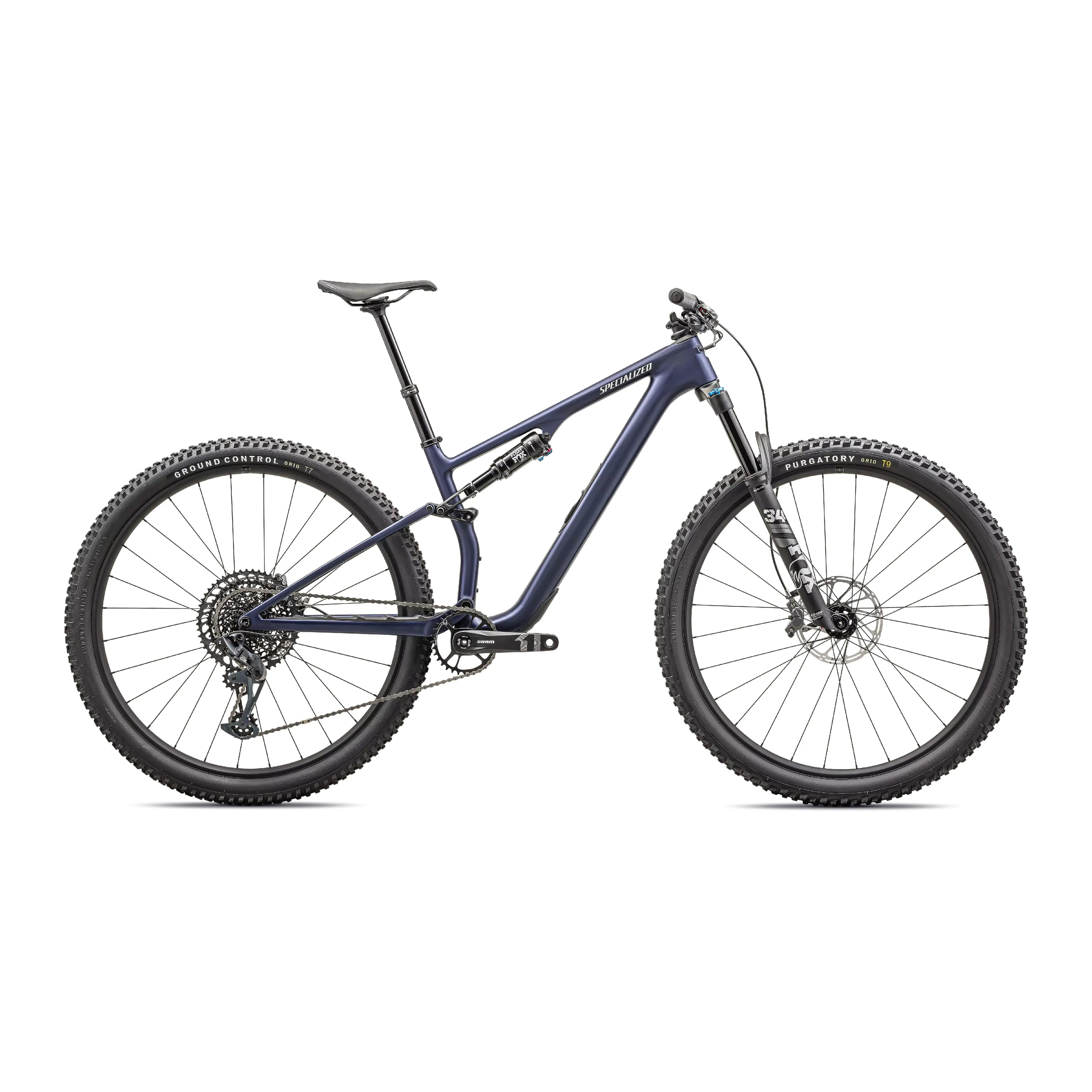 Specialized Epic 8 Comp Evo (2024) Bicycle - Mountain - Trail Specialized XSmall Satin Blue Onyx/dune White
