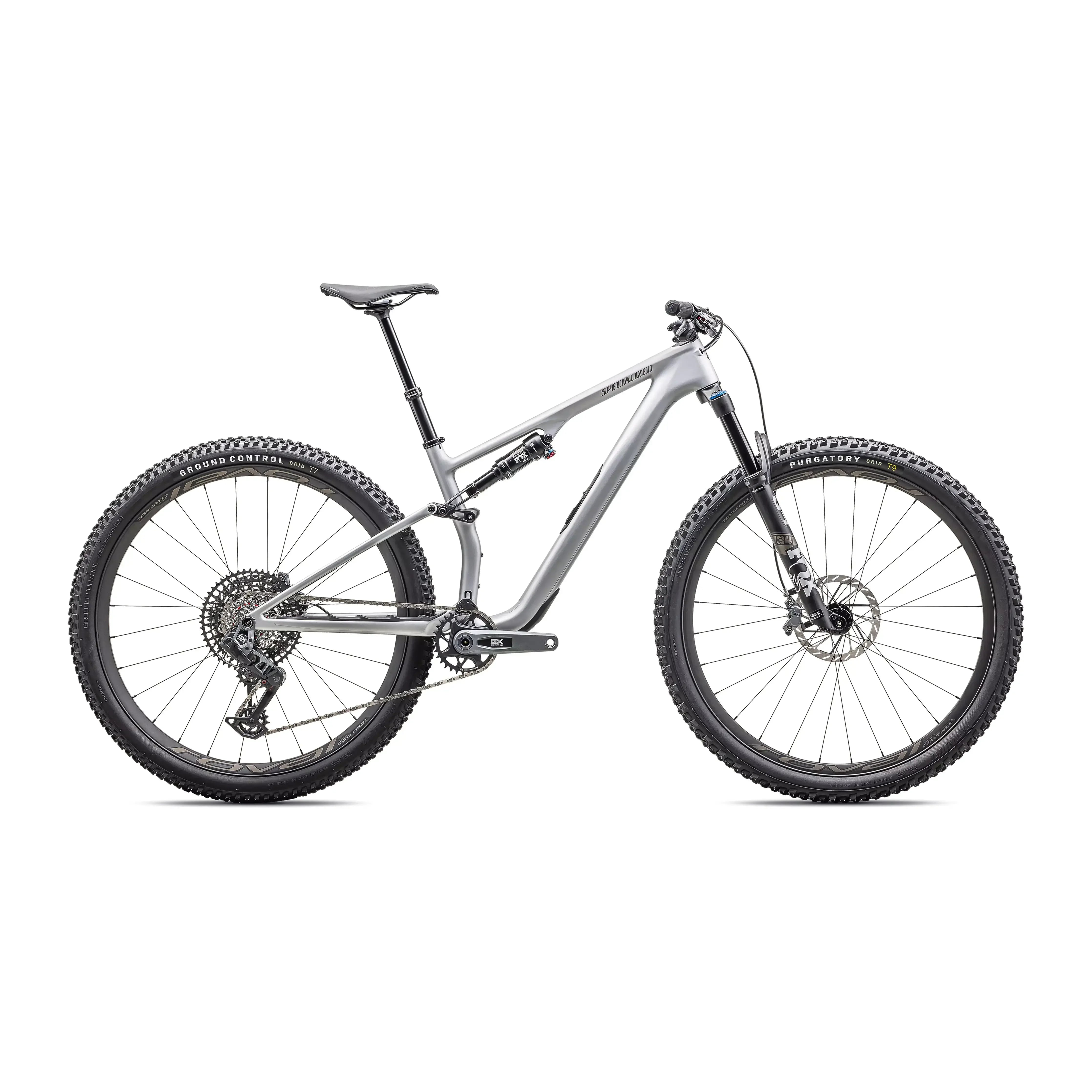Specialized Epic 8 Expert Evo Bicycle - Mountain - Trail Specialized XS Silver Dust/Gunmetal