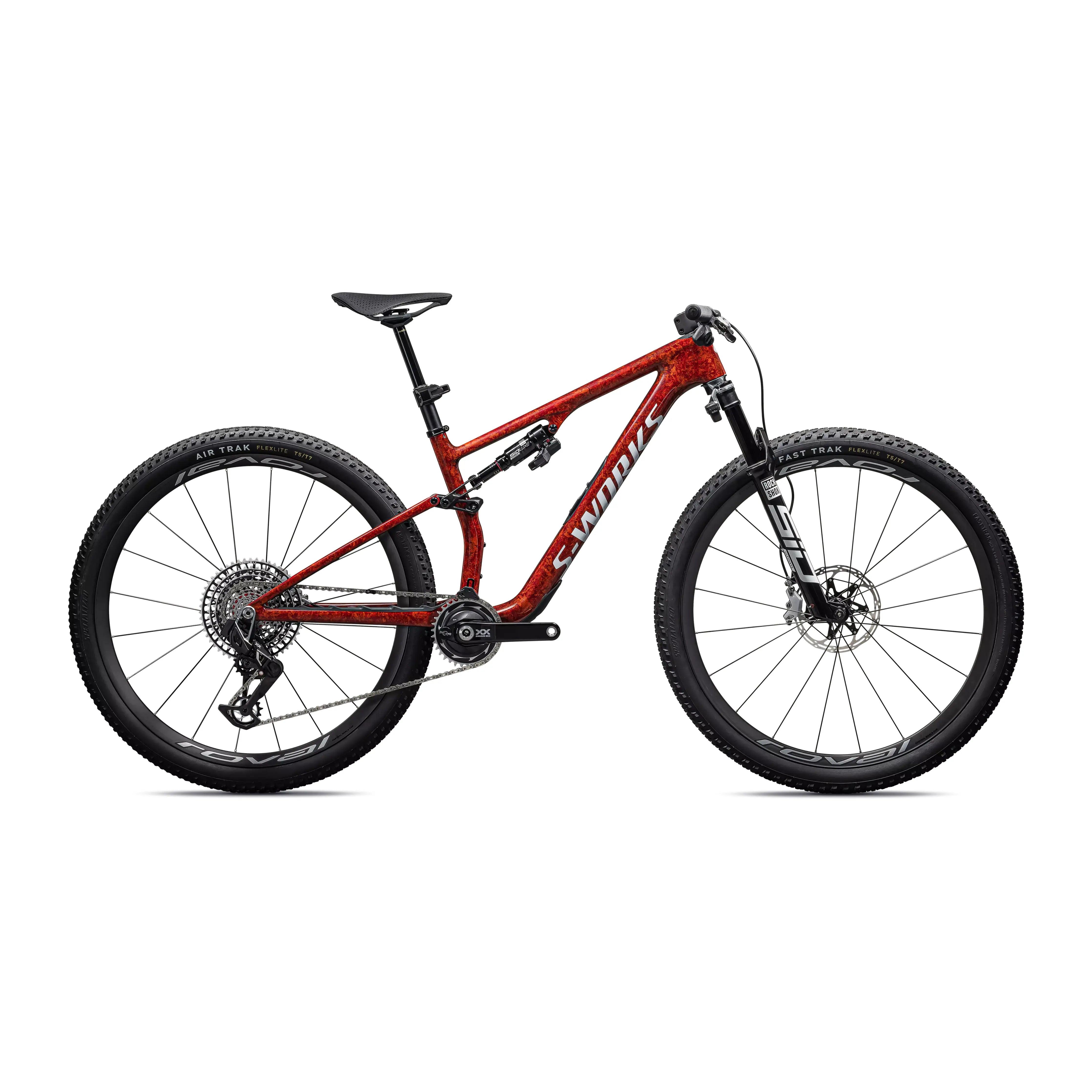 Specialized Epic 8 S-Works Bicycle - Mountain - XC Specialized Small Gloss Fiery Red Dry Impasto / Metallic White Silver