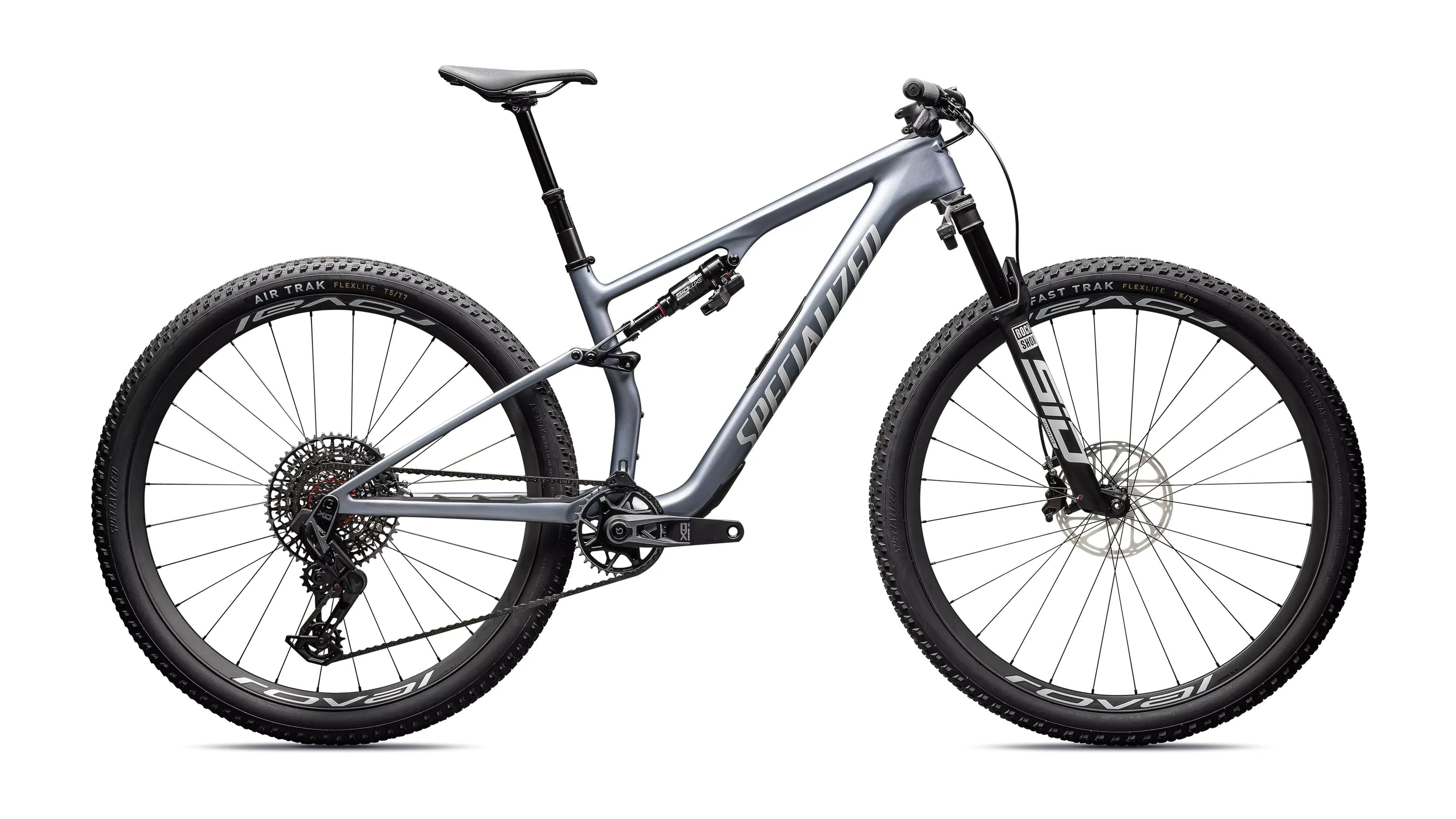 Specialized Epic 8 Pro Bicycle - Mountain - XC Specialized Small Glacial Metallic Pearl / Metallic White Silver