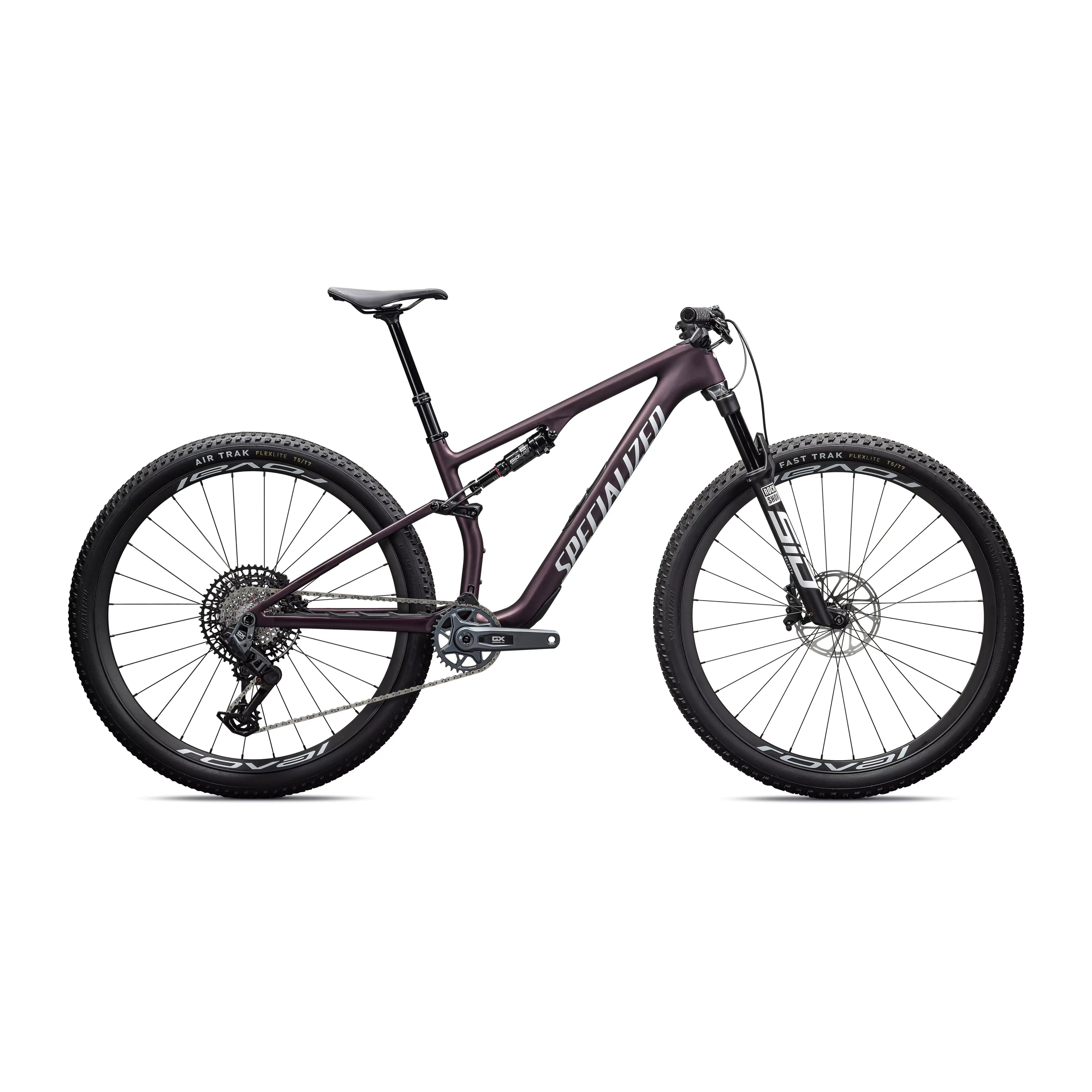 Specialized Epic 8 Expert Bicycle - Mountain - XC Specialized XSmall Satin Bordeaux Metallic / White