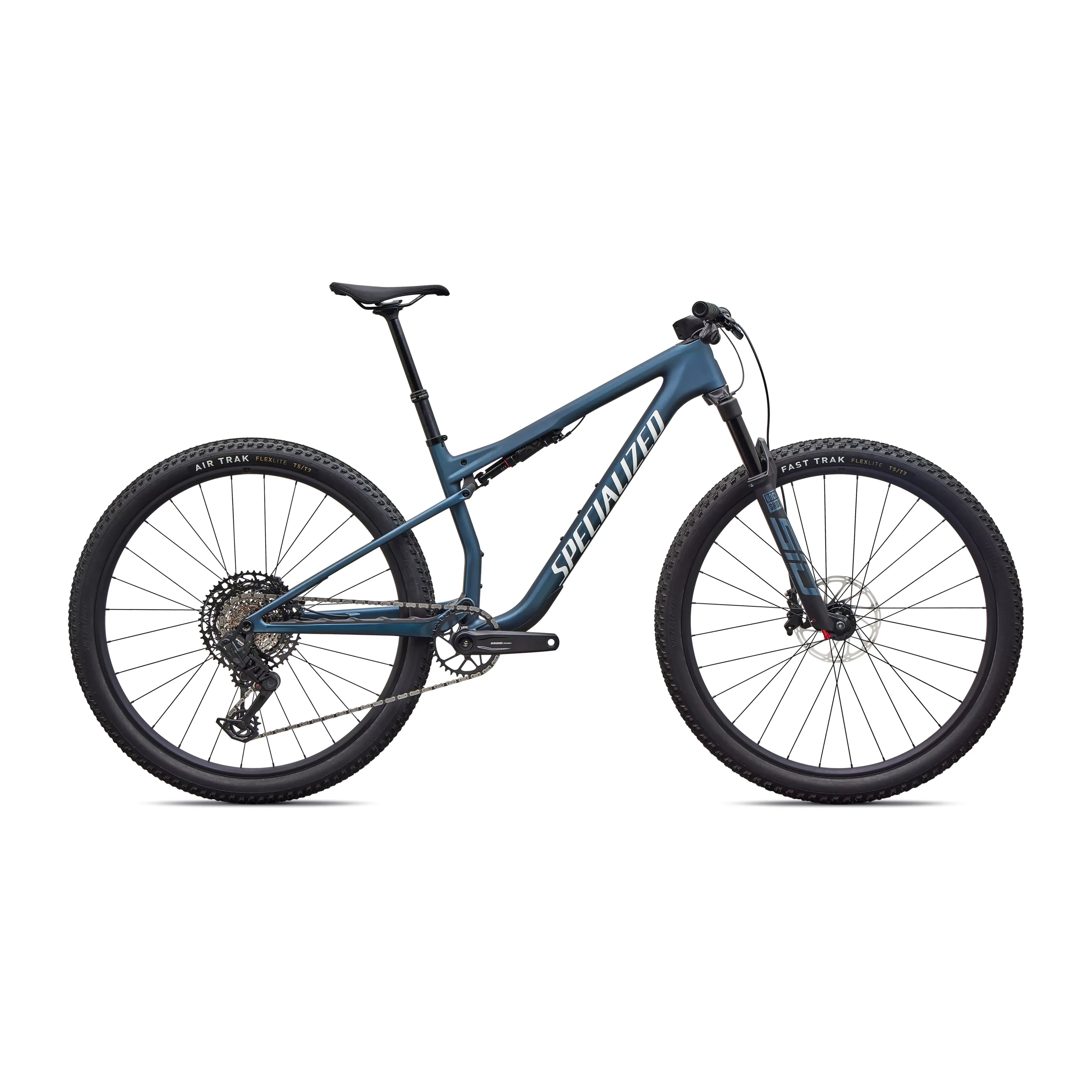 Specialized Epic 9 Comp Bicycle - Mountain - XC Specialized Large Satin Cast Blue Metallic / White