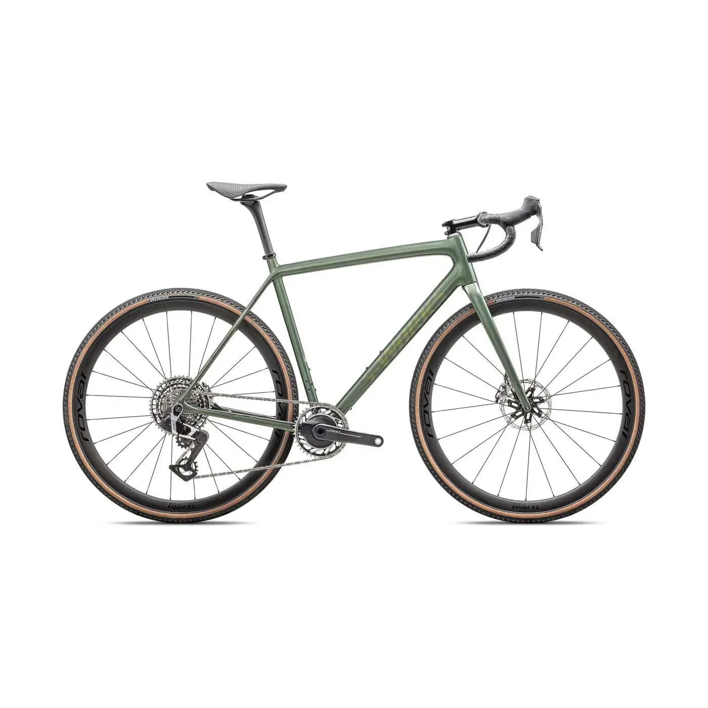 Specialized S-Works Crux Sram Red XPLR (2025) Bicycle - Gravel Specialized 61 Gloss Cypress Metallic / Viavi Gold