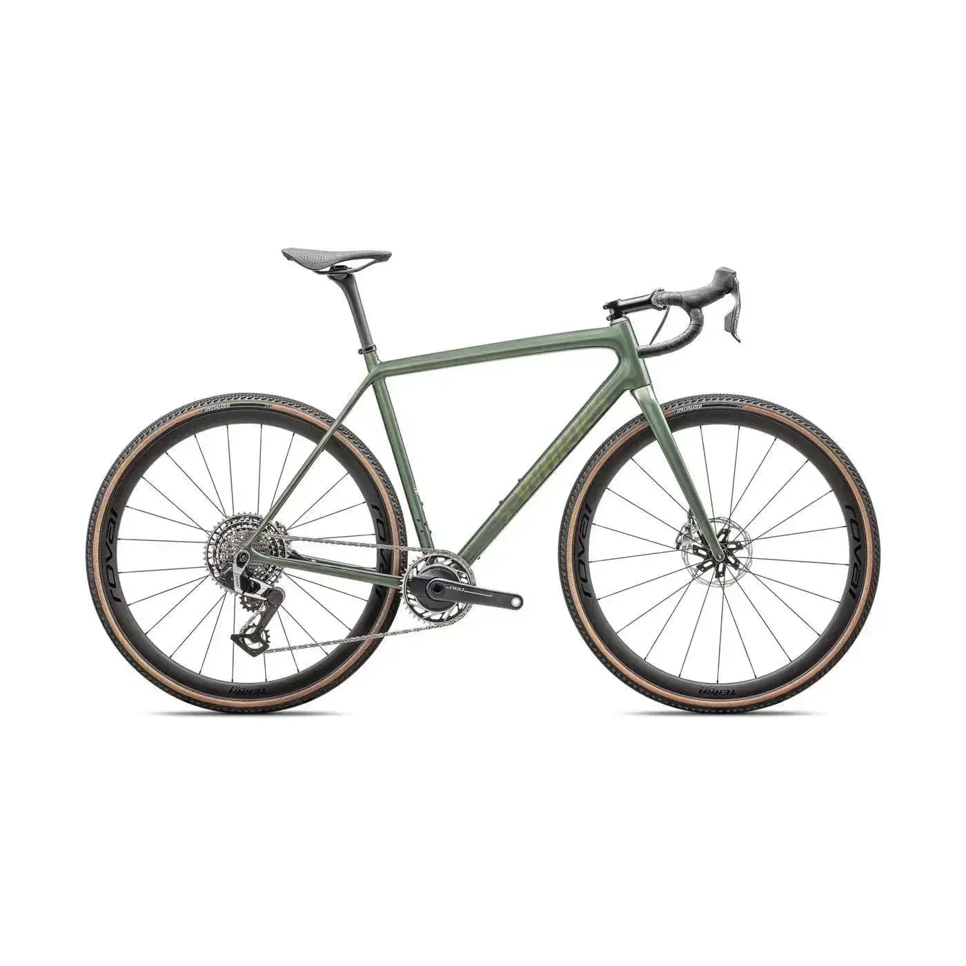 Specialized S-Works Crux Sram Red XPLR (2025) Bicycle - Gravel Specialized 61 Gloss Cypress Metallic / Viavi Gold