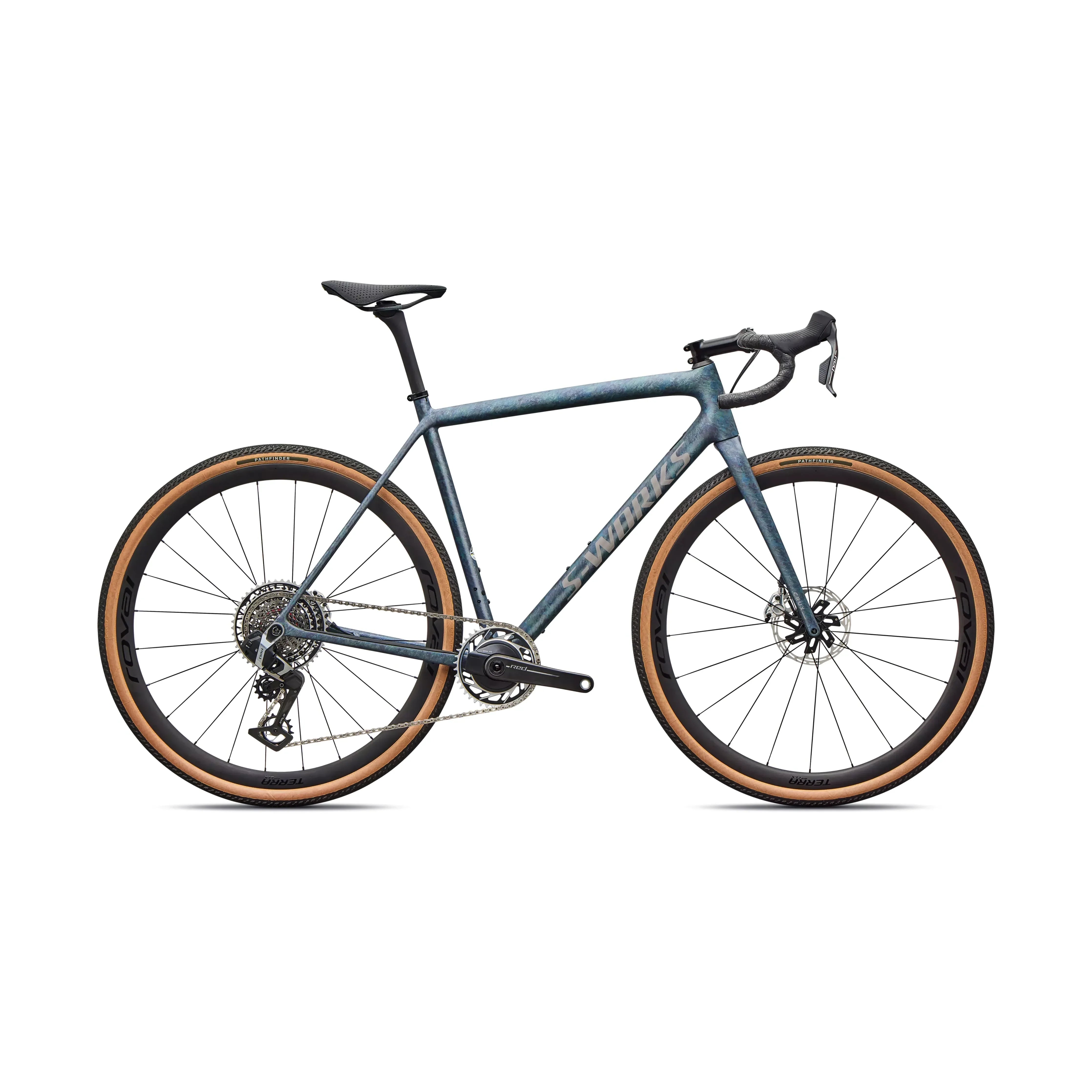 Specialized S-Works Crux SRAM RED XPLR Bicycle - Gravel Specialized 49 Satin Gray Blue