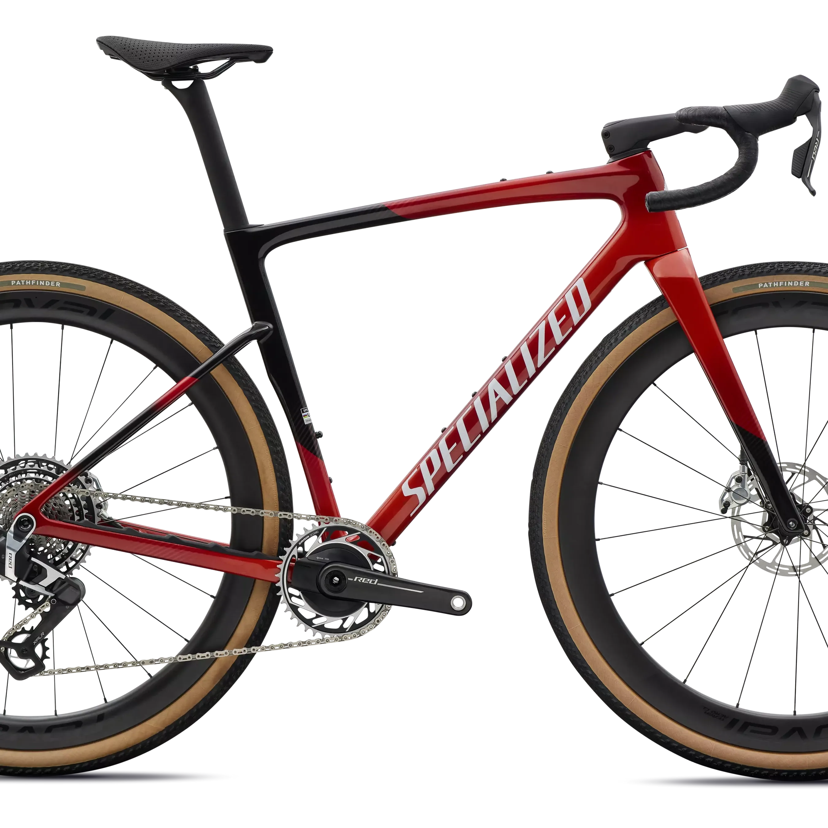 Specialized Crux 5 S-Level - SRAM RED XPLR Bicycle - Gravel Specialized 49 Redwood Metallic/white