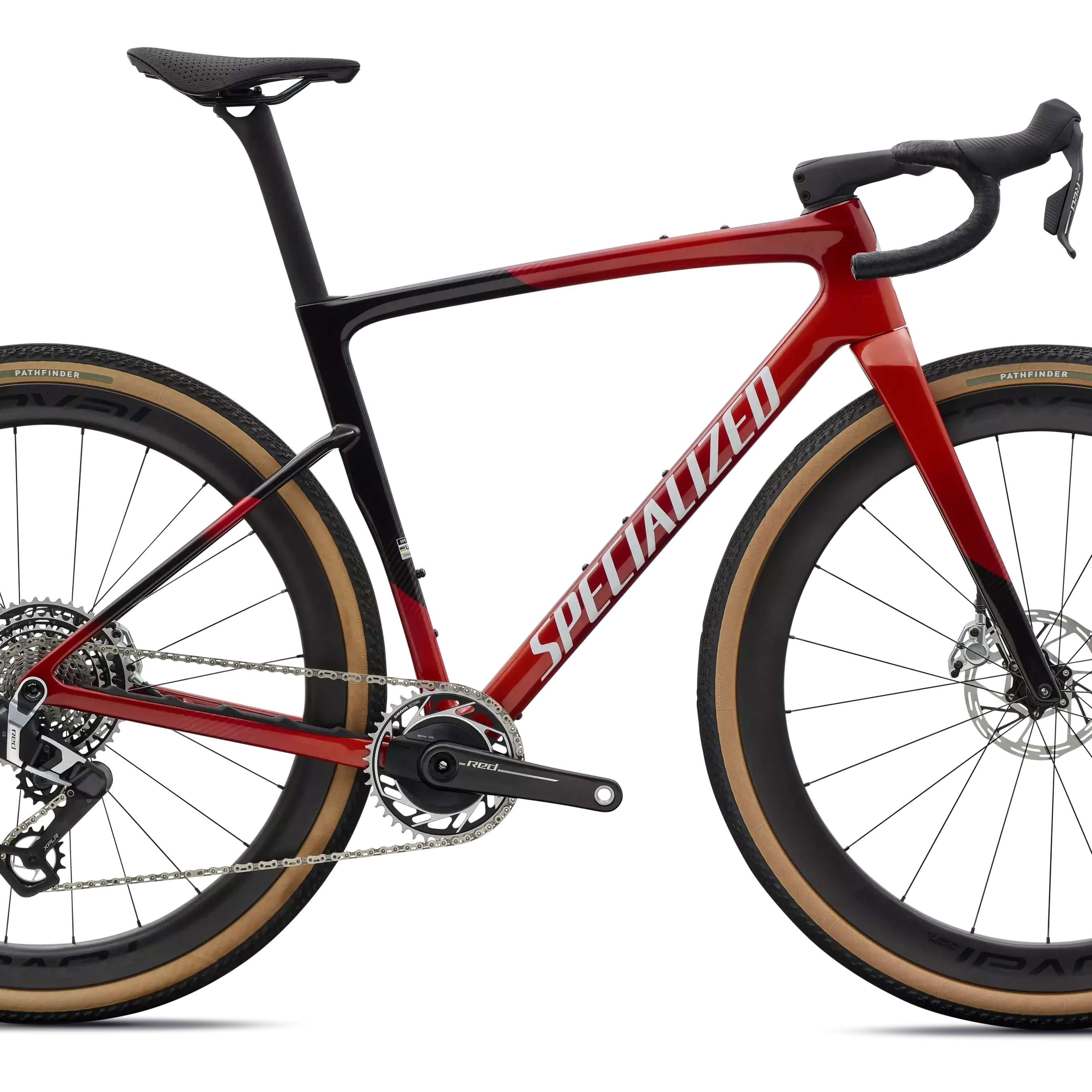Specialized Crux 5 S-Level - SRAM RED XPLR Bicycle - Gravel Specialized 49 Redwood Metallic/white
