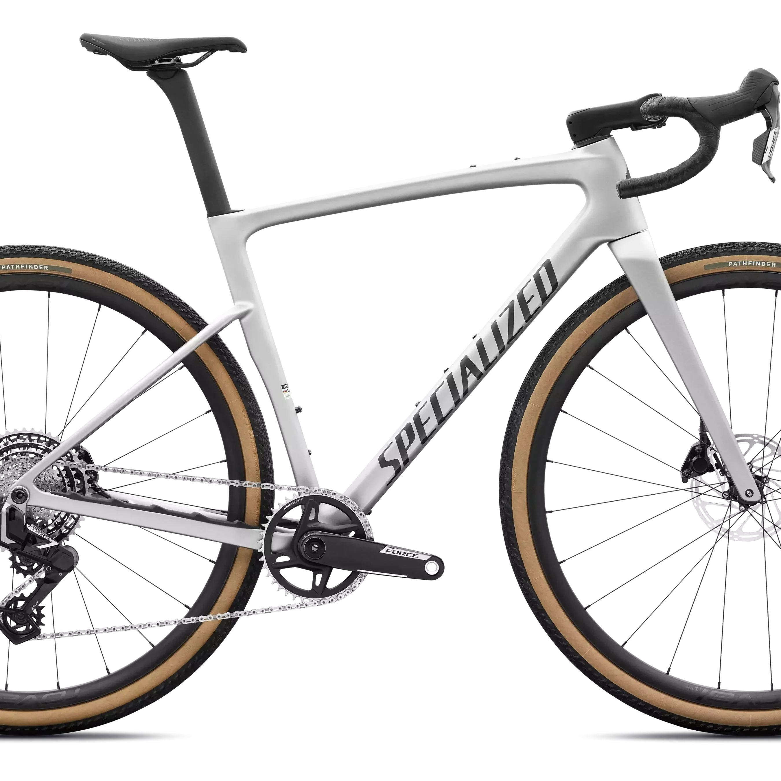 Specialized Crux 5 Expert - SRAM Force XPLR Bicycle - Gravel Specialized 49 Shadow Silver/obsidian Metallic