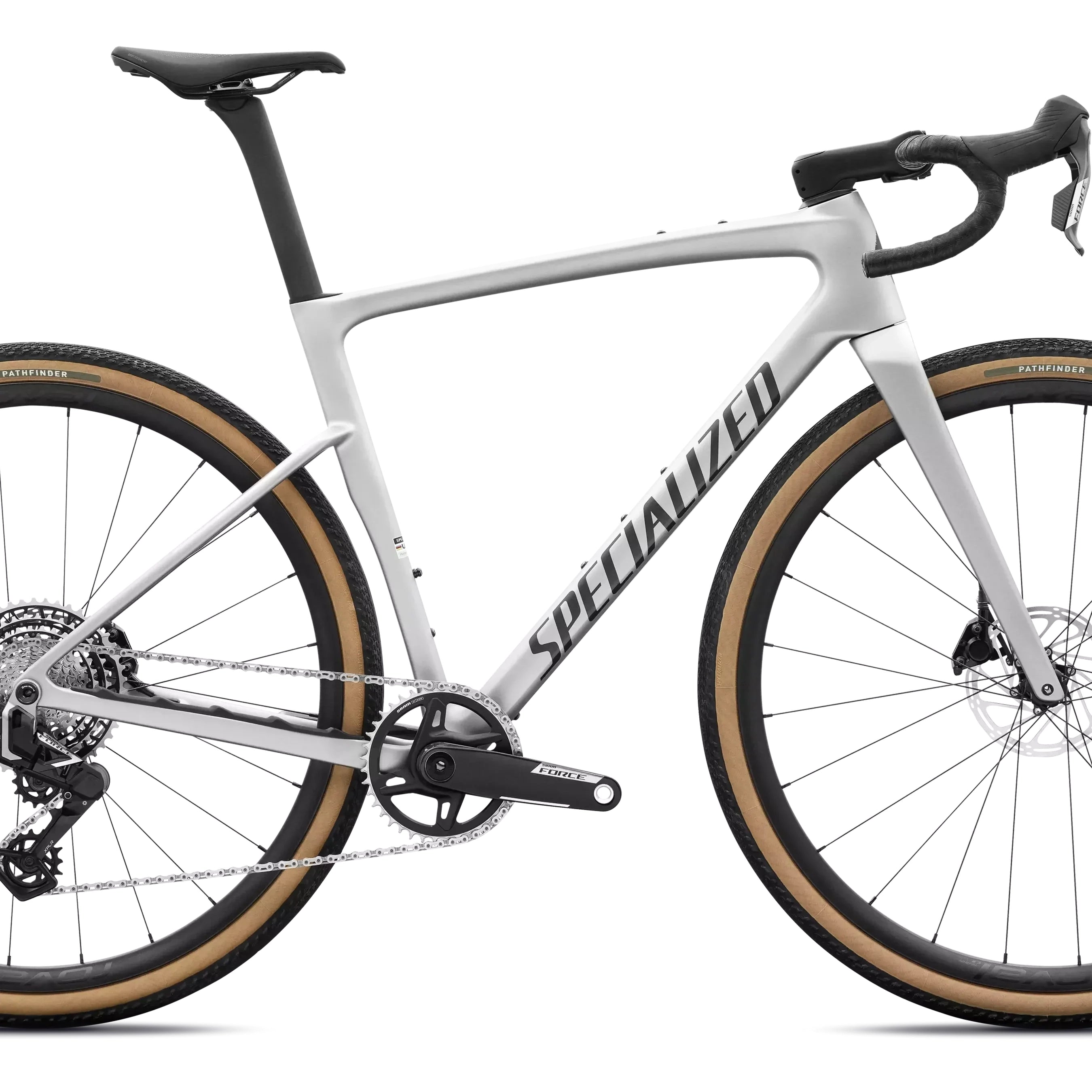 Specialized Crux 5 Expert - SRAM Force XPLR Bicycle - Gravel Specialized 49 Shadow Silver/obsidian Metallic