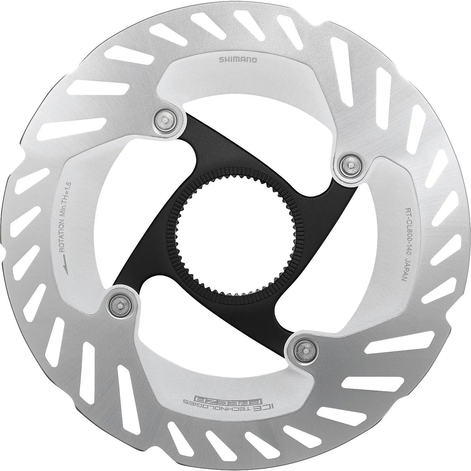 Shimano GRX RT-CL800 S Disc Brake Rotor with Lockring - 140mm, CenterLock Cycling Parts - Brake - Disc Brake Rotors Shimano