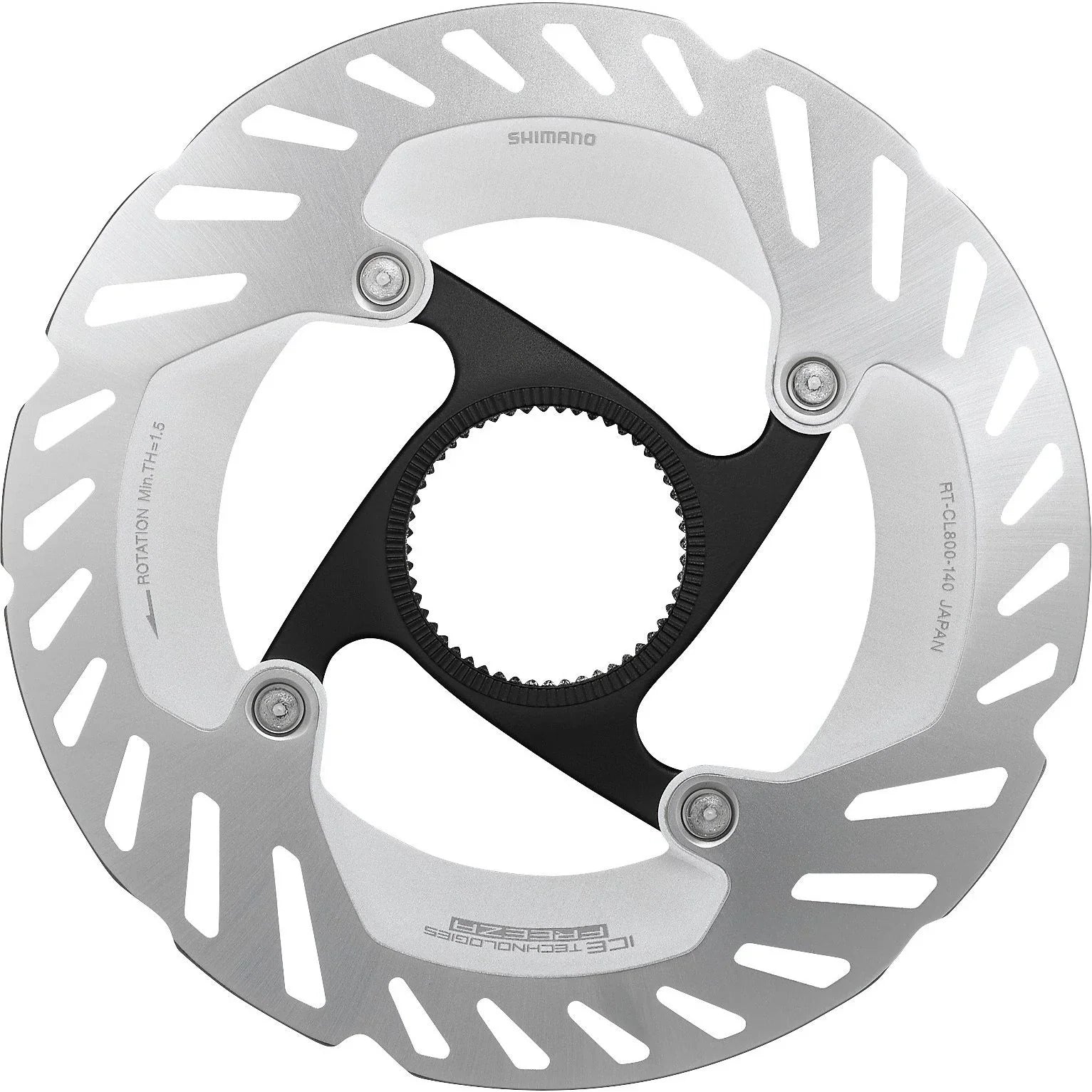 Shimano GRX RT-CL800 S Disc Brake Rotor with Lockring - 140mm, CenterLock Cycling Parts - Brake - Disc Brake Rotors Shimano
