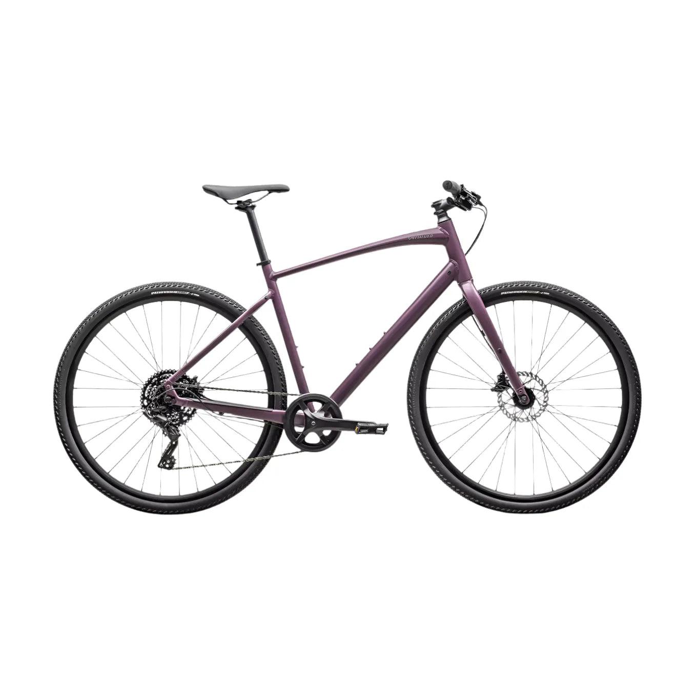 Specialized Sirrus X 2.0 Bicycle - Hybrid Bikes - Regular Specialized Medium Satin Cast Lilac / Ashen Grey Reflective